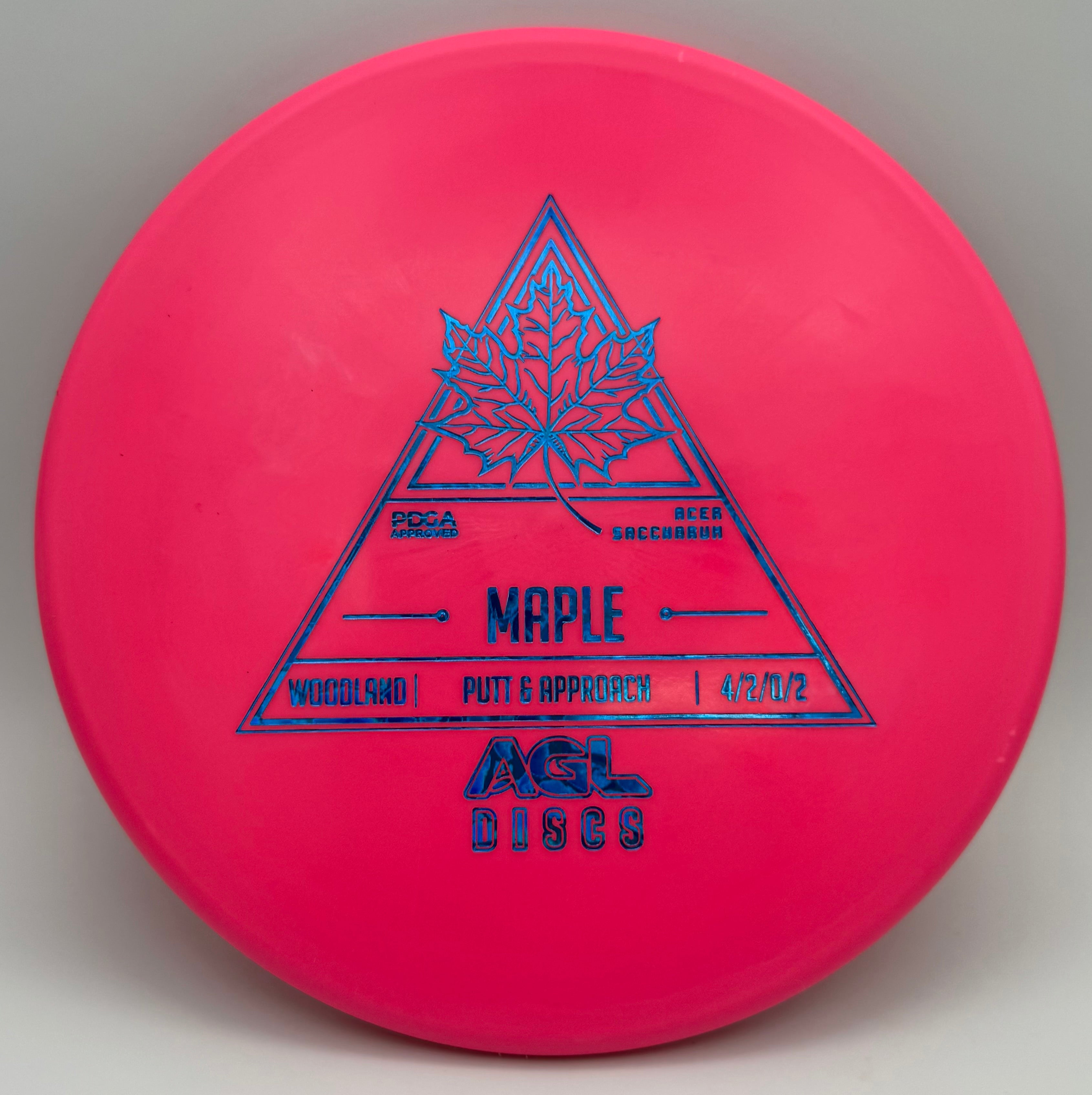 AGL Discs - Pink Woodland Maple (AGL Stock Stamp)