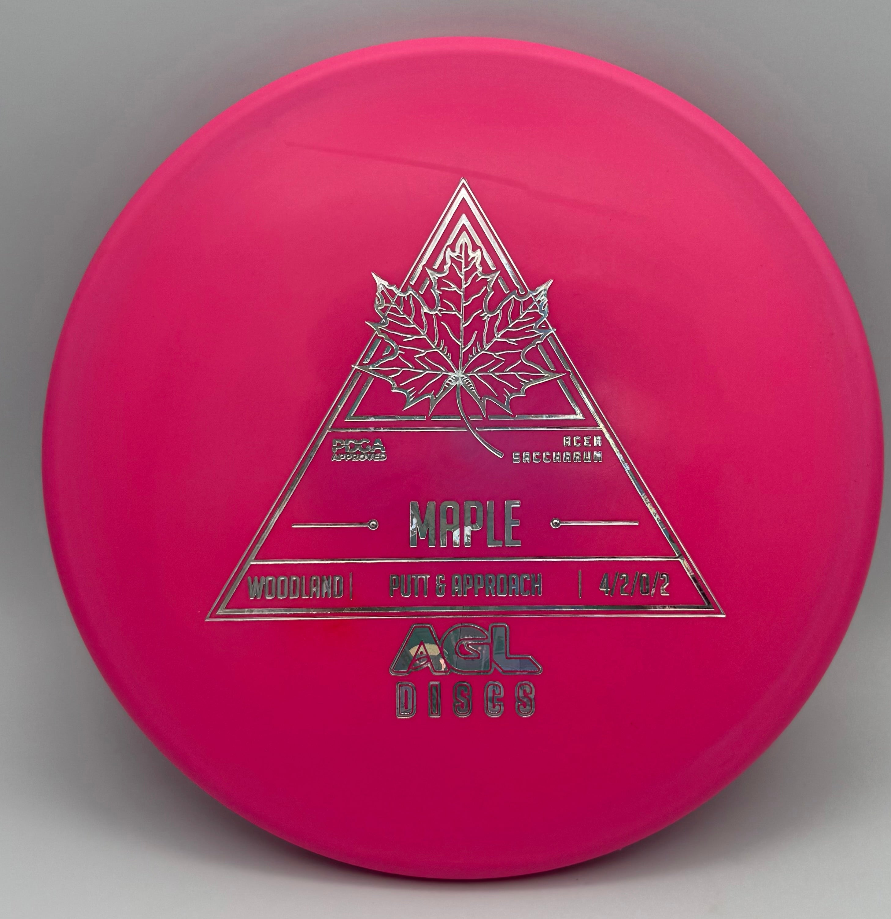 AGL Discs - Pink Woodland Maple (AGL Stock Stamp)