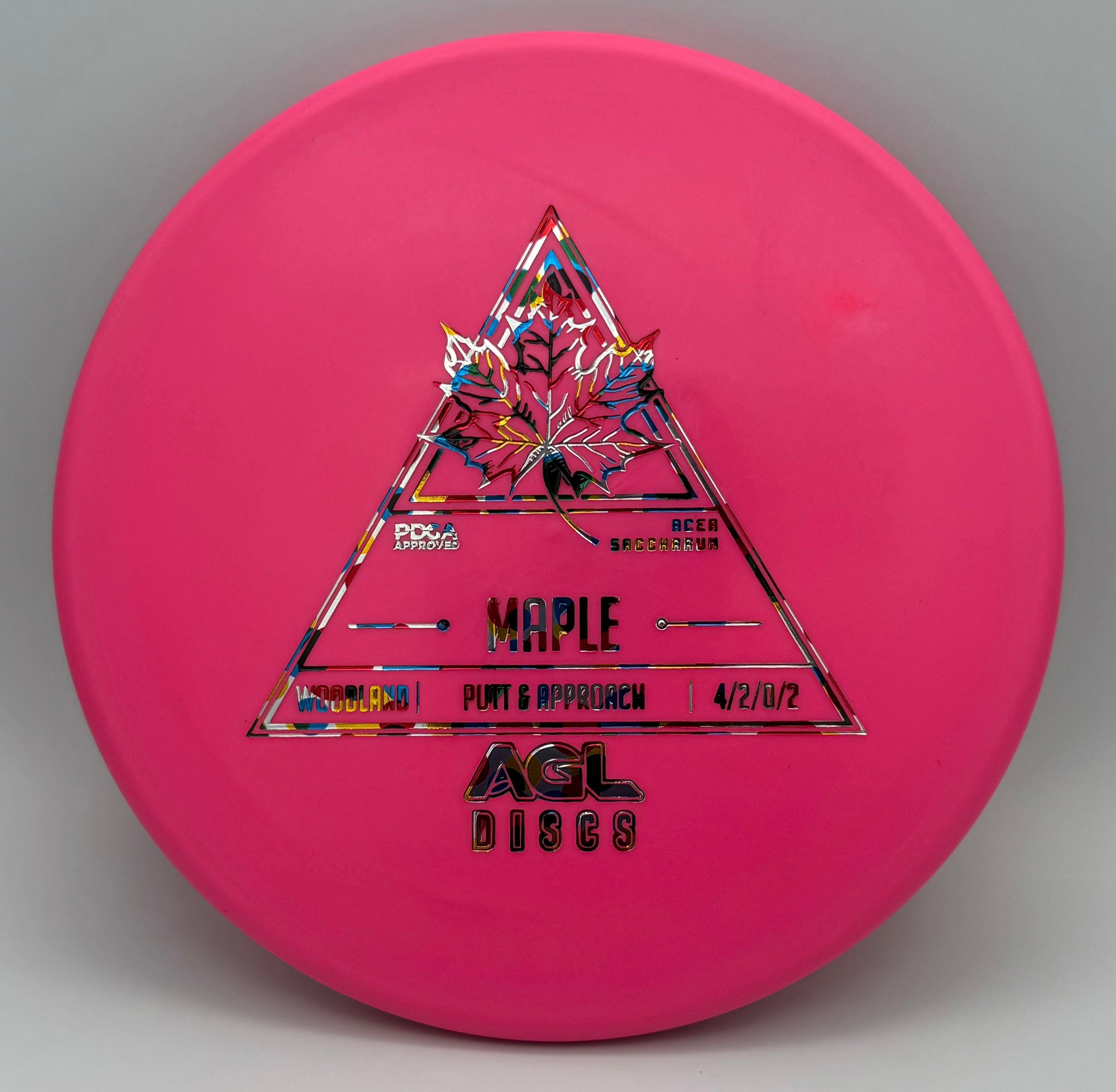 AGL Discs - Pink Woodland Maple (AGL Stock Stamp)