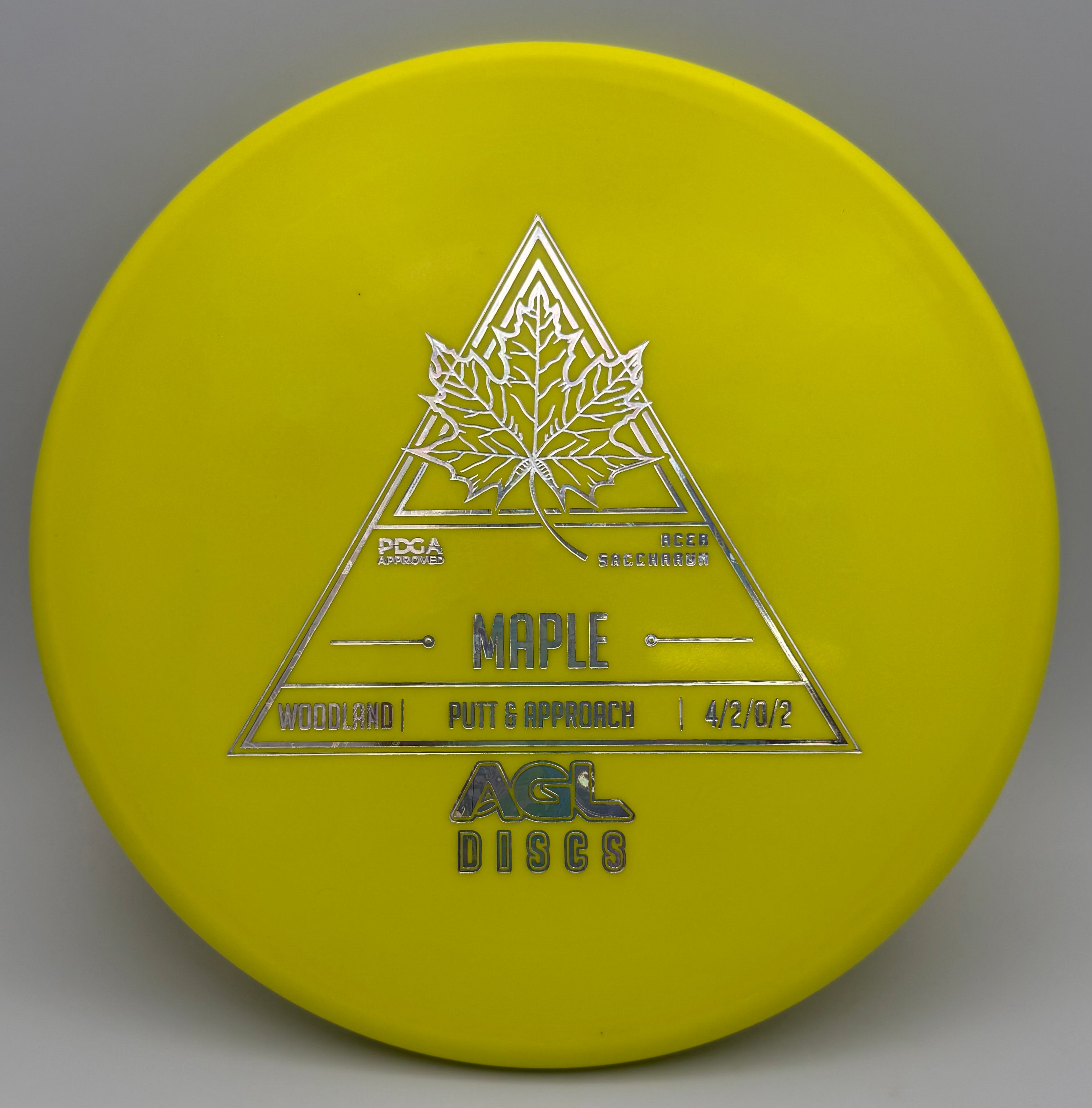 AGL Discs - Yellow Woodland Maple (AGL Stock Stamp)