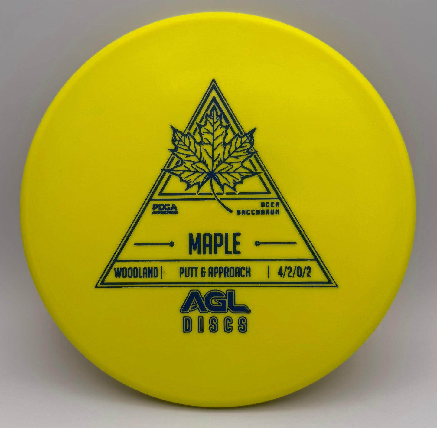 AGL Discs - Yellow Woodland Maple (AGL Stock Stamp)