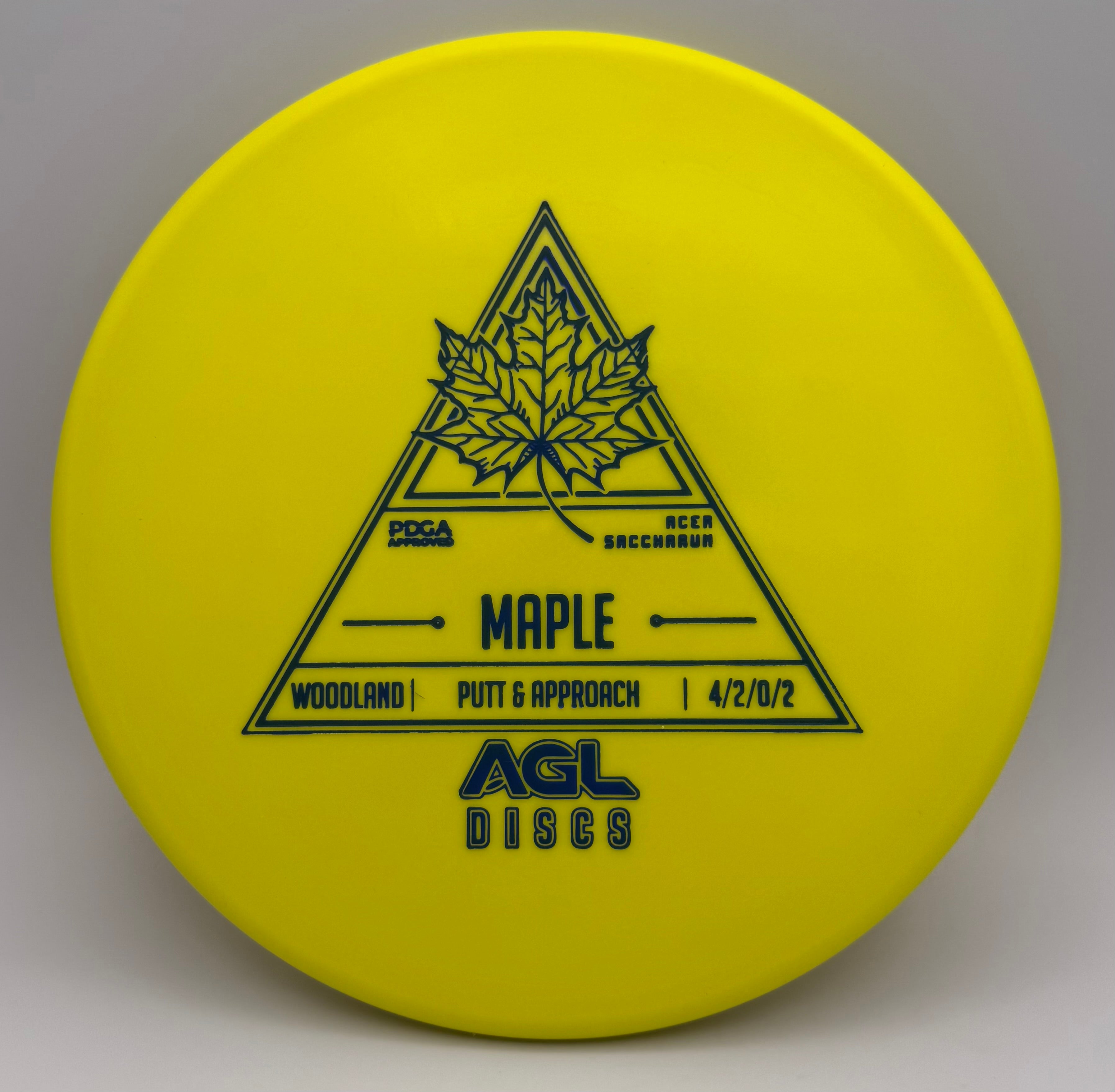 AGL Discs - Yellow Woodland Maple (AGL Stock Stamp)