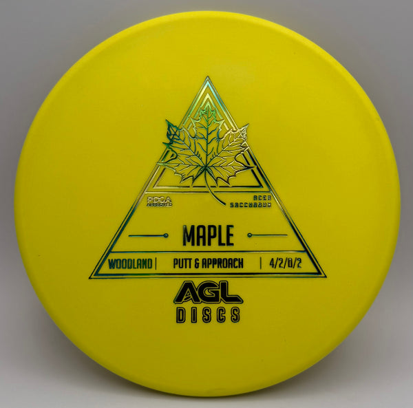 AGL Discs - Yellow Woodland Maple (AGL Stock Stamp)