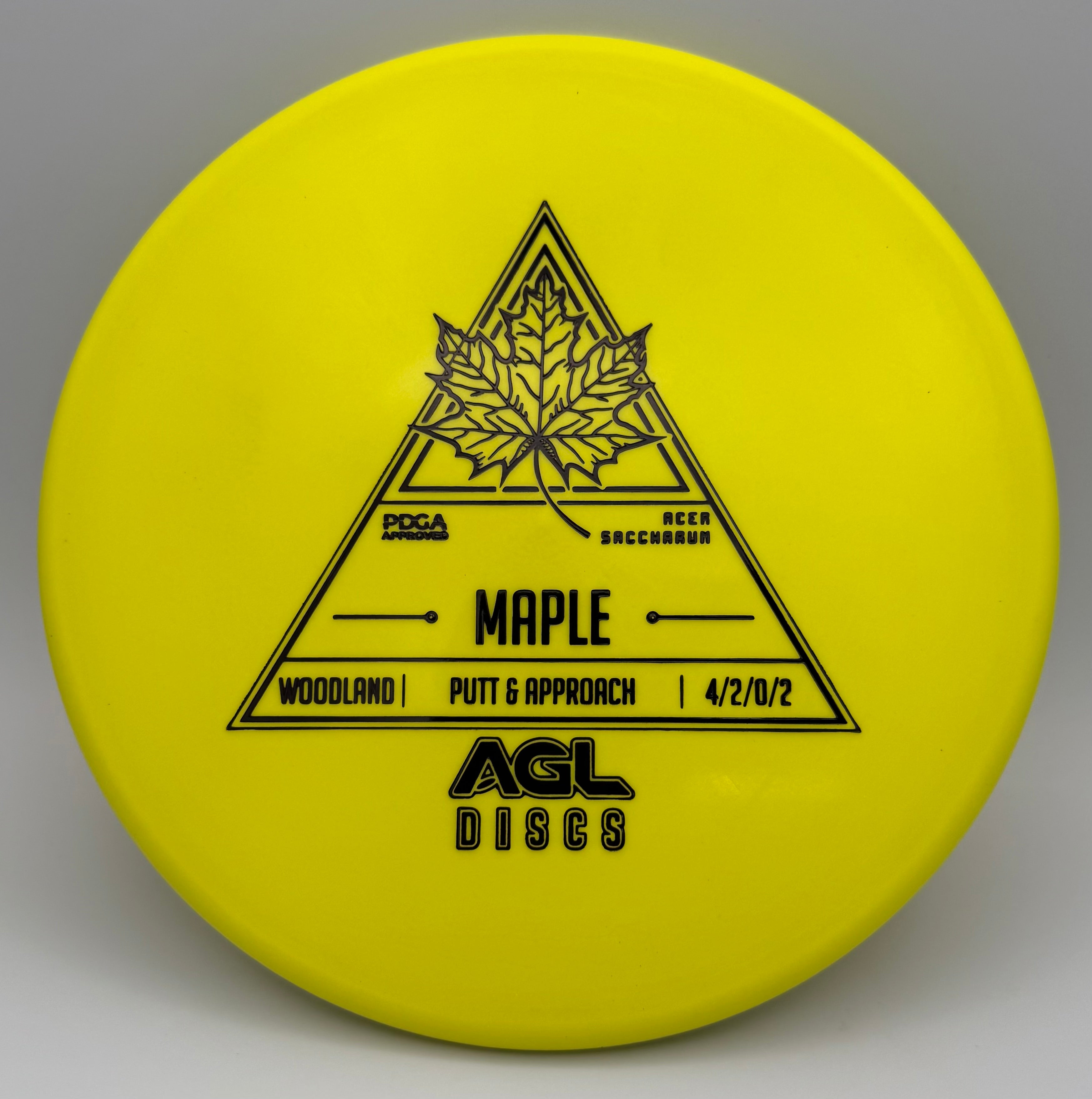 AGL Discs - Yellow Woodland Maple (AGL Stock Stamp)