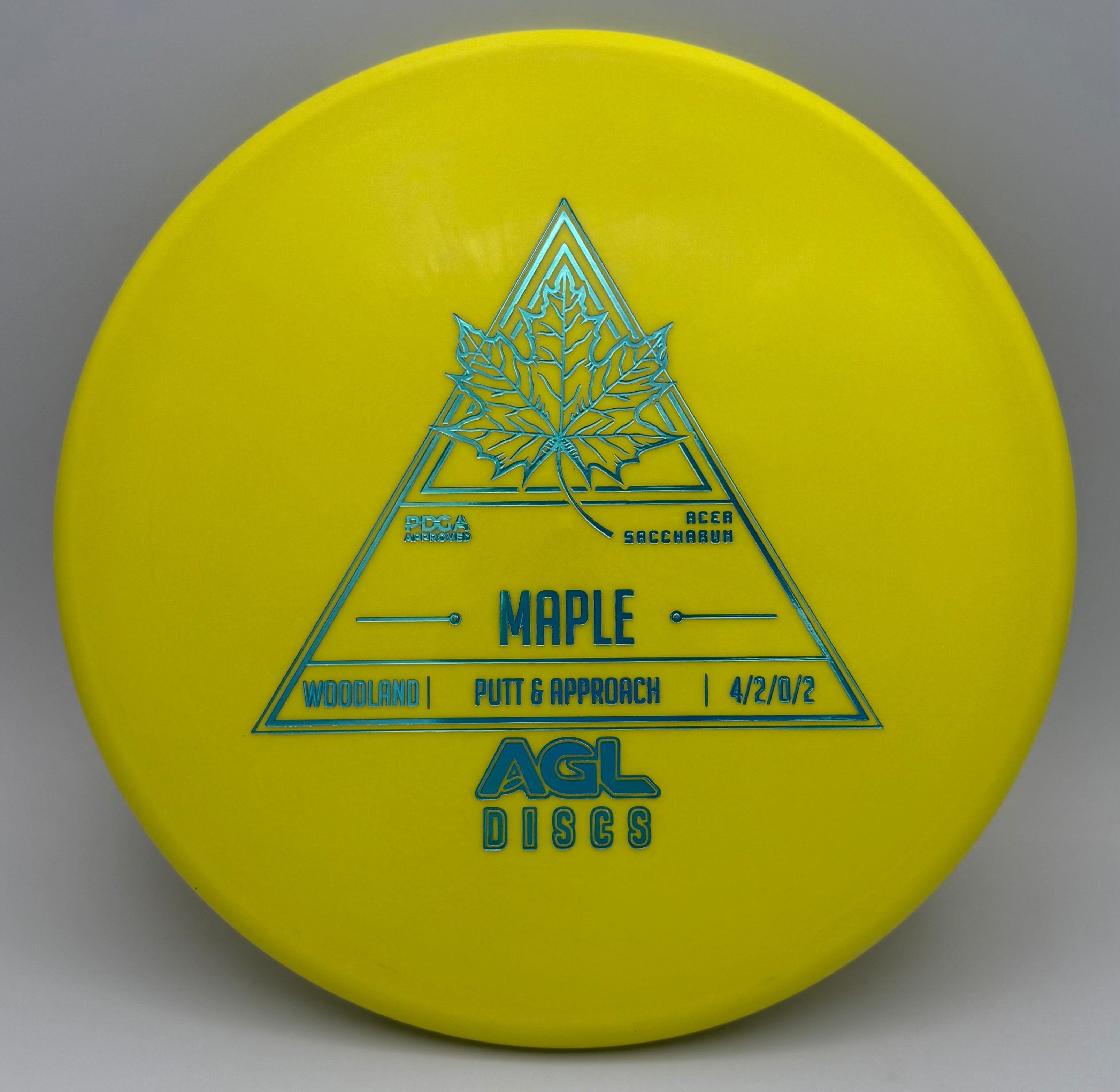 AGL Discs - Yellow Woodland Maple (AGL Stock Stamp)