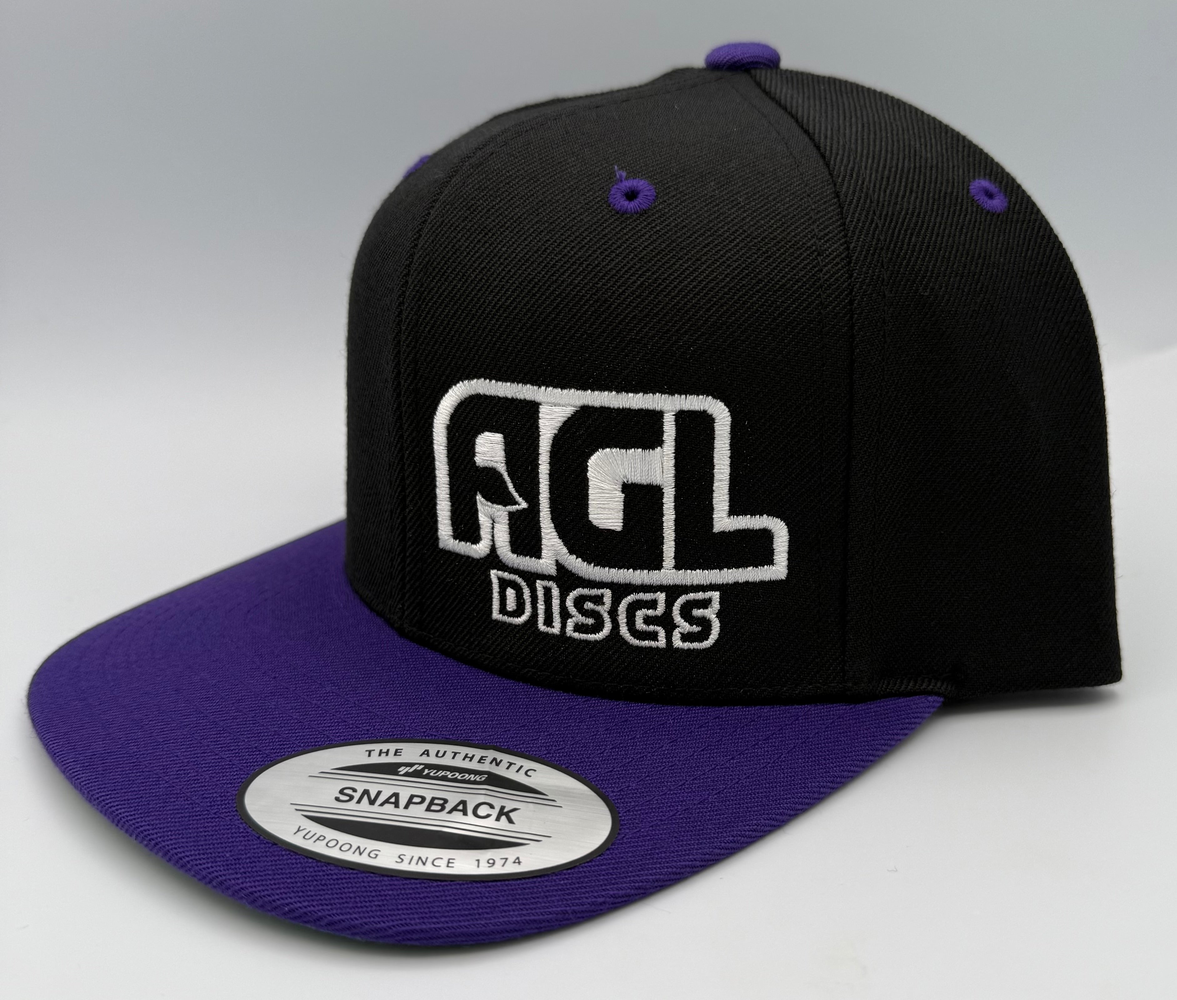 AGL Discs - Flat Bill Snapback Cap with Embroidered Logo