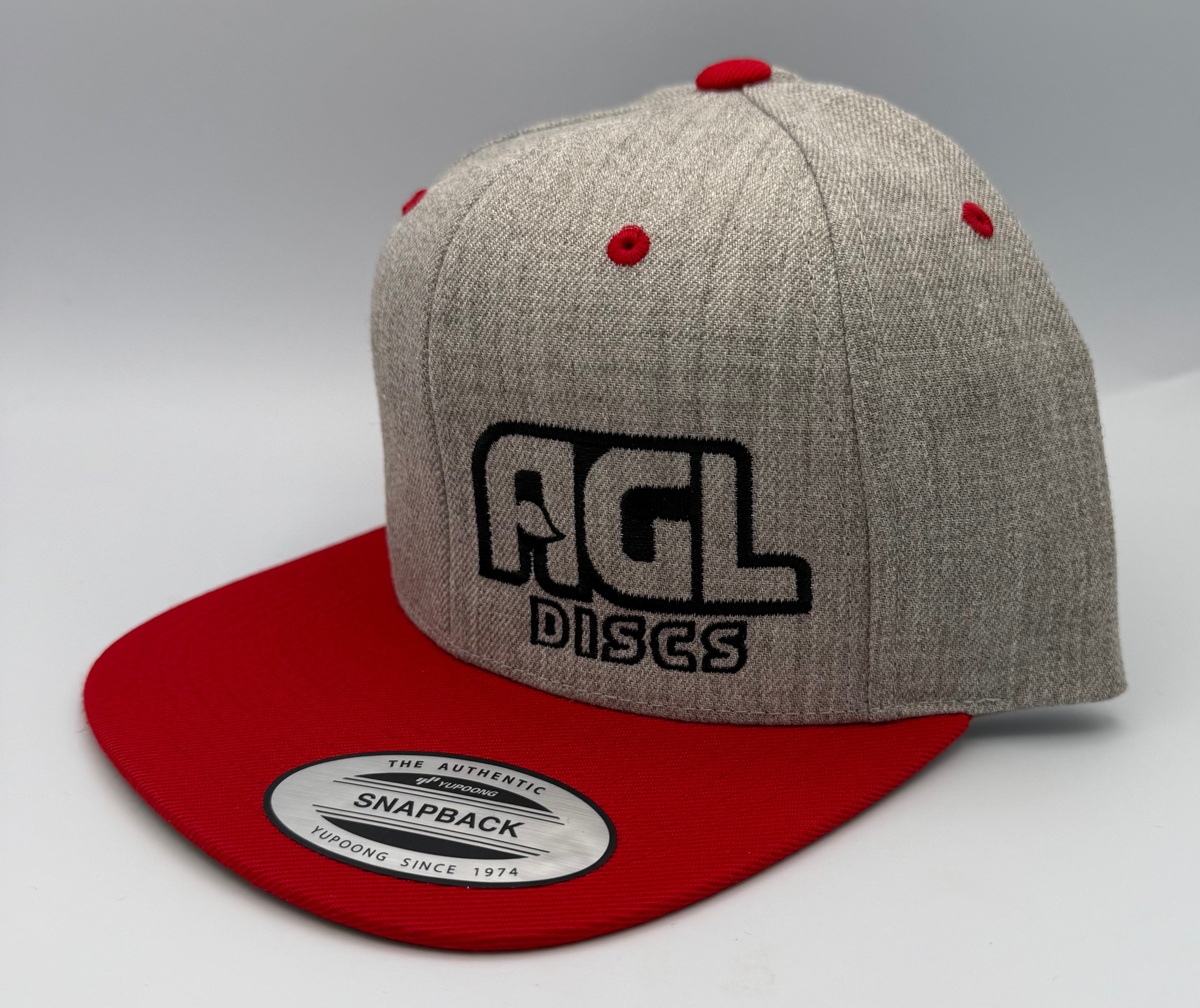 AGL Discs - Flat Bill Snapback Cap with Embroidered Logo