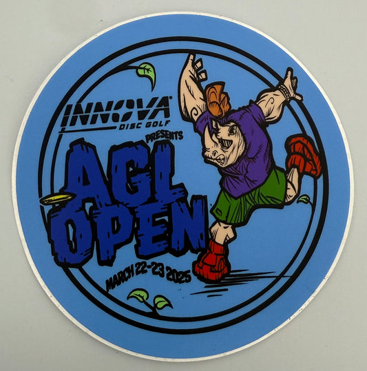 AGL Discs - AGL OPEN 2025 Tournament Sticker