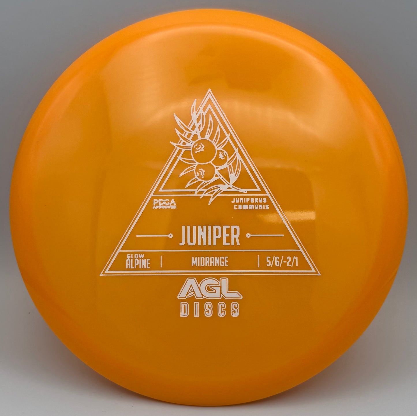 AGL Discs - Orange Alpine Glow Juniper (AGL Stock Stamp)