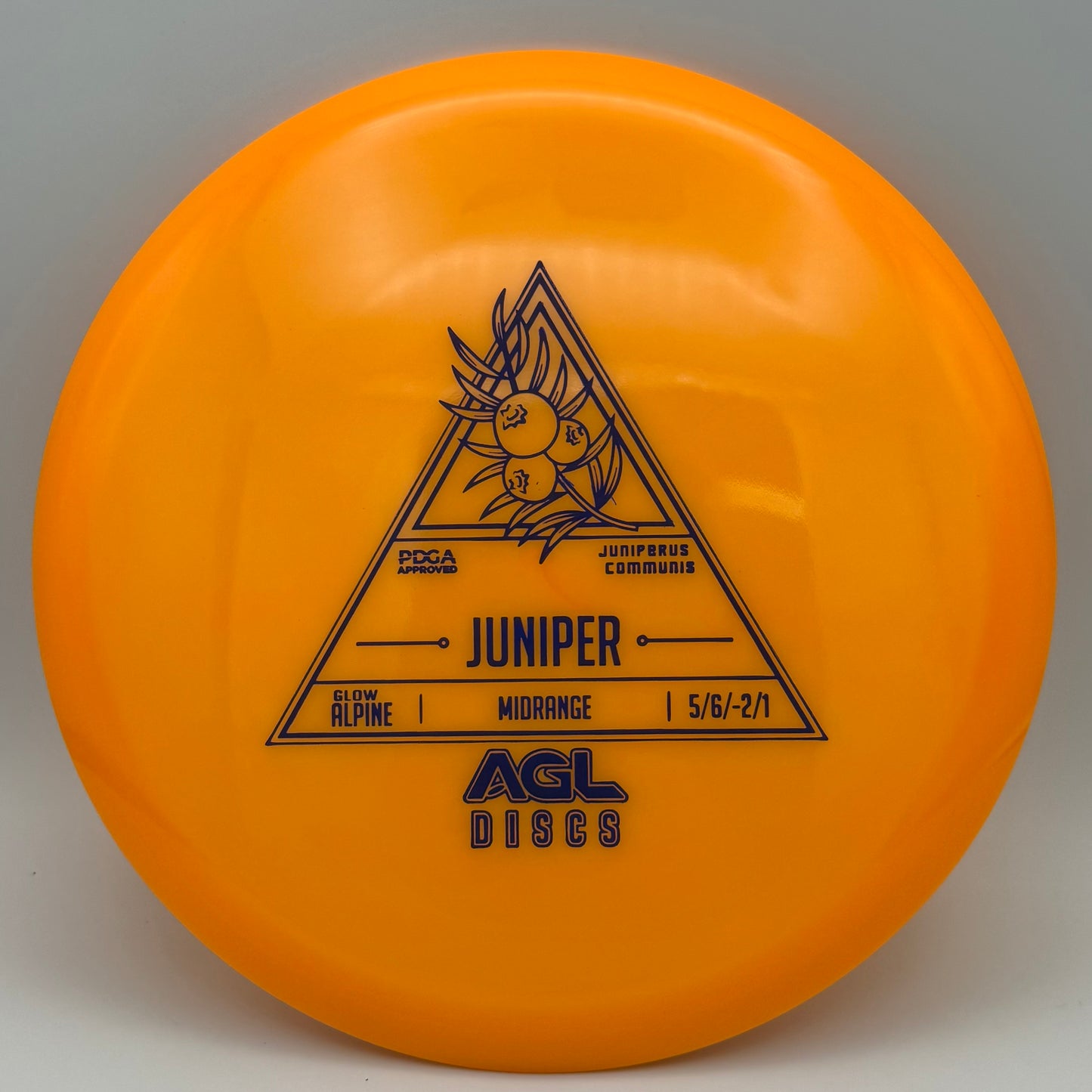 AGL Discs - Orange Alpine Glow Juniper (AGL Stock Stamp)