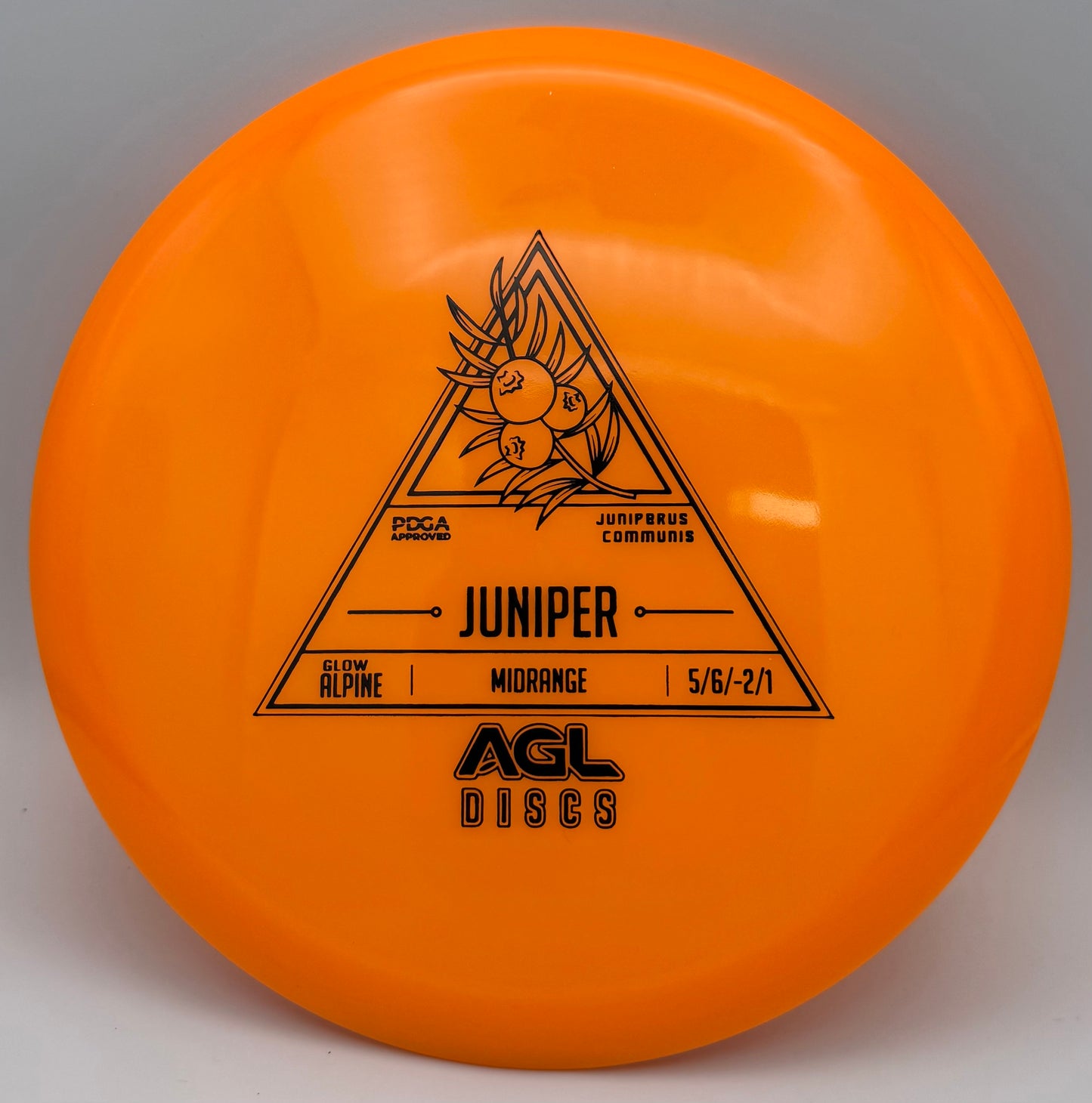 AGL Discs - Orange Alpine Glow Juniper (AGL Stock Stamp)