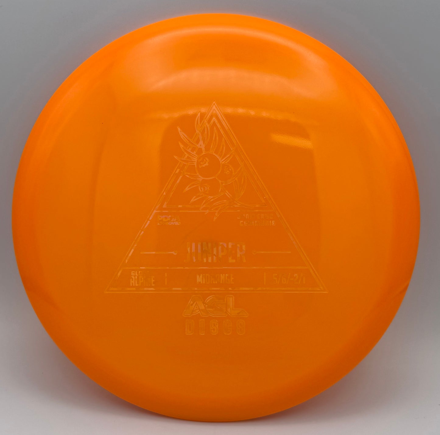 AGL Discs - Orange Alpine Glow Juniper (AGL Stock Stamp)