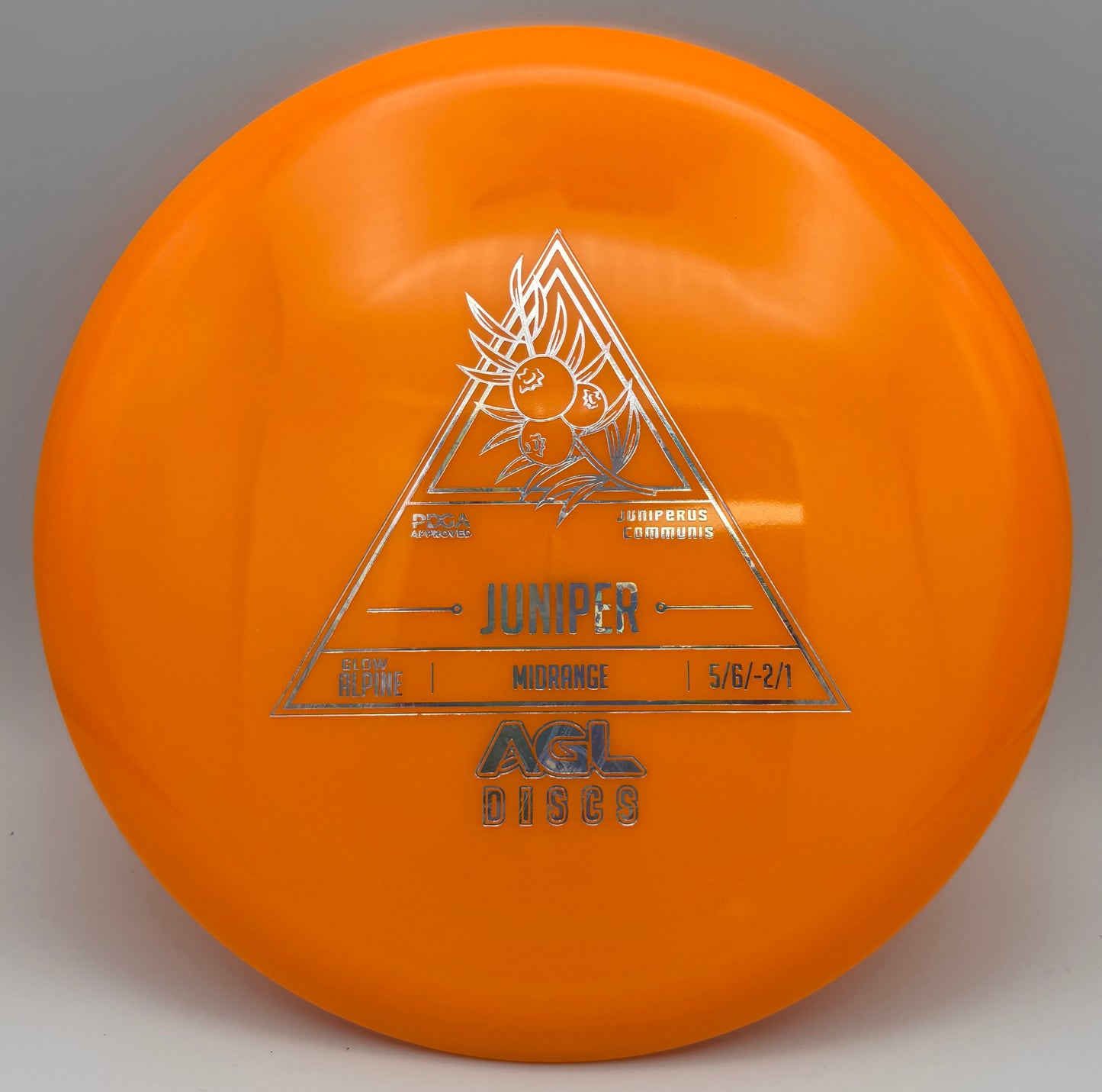 AGL Discs - Orange Alpine Glow Juniper (AGL Stock Stamp)