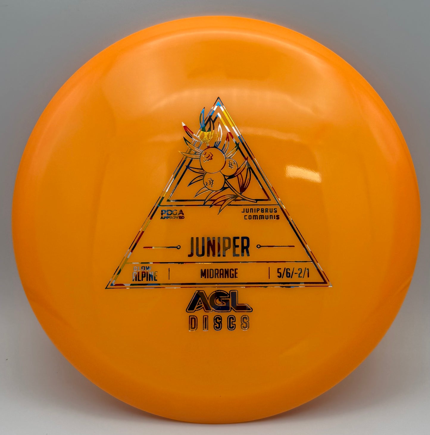 AGL Discs - Orange Alpine Glow Juniper (AGL Stock Stamp)