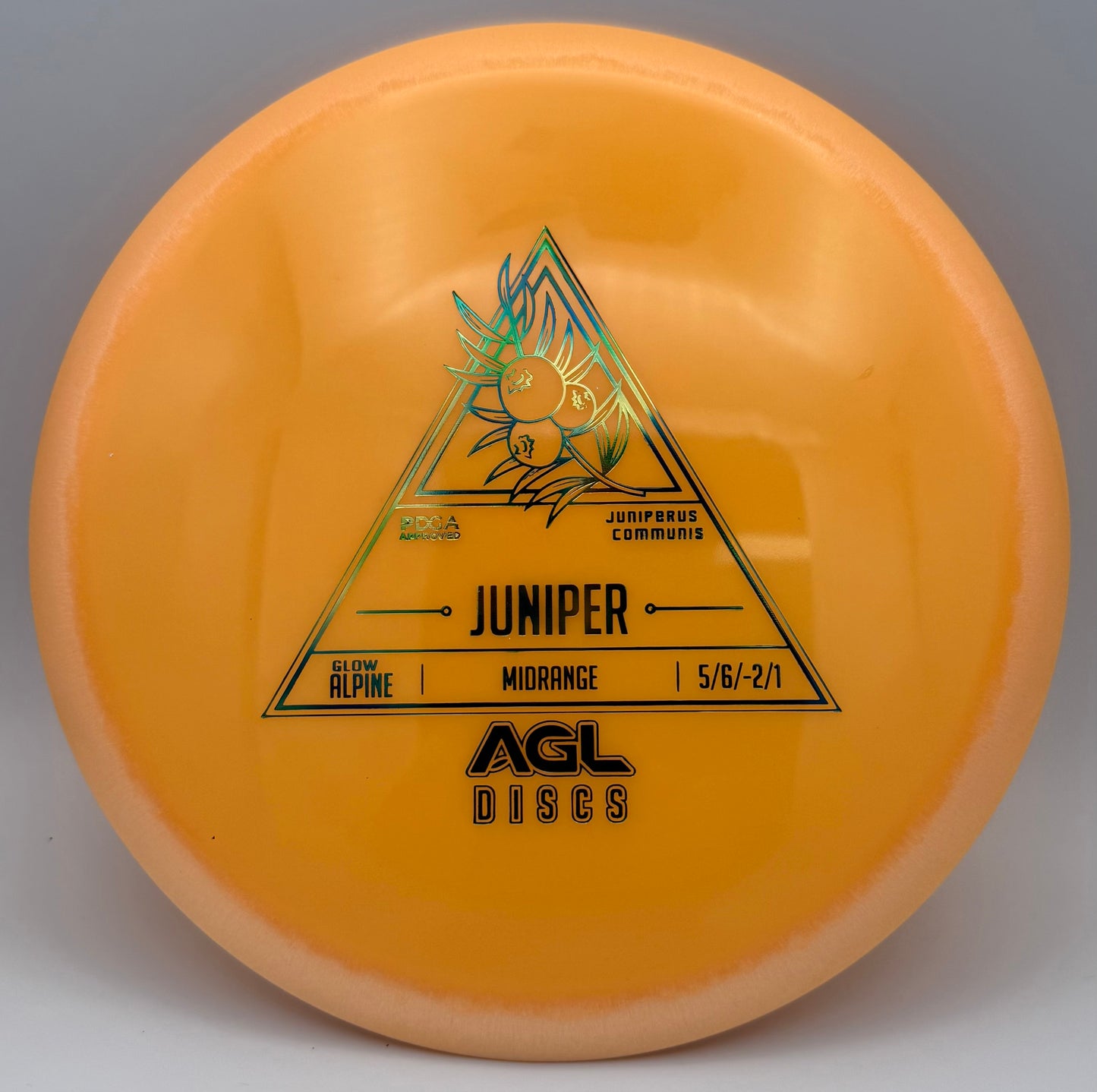 AGL Discs - Orange Alpine Glow Juniper (AGL Stock Stamp)
