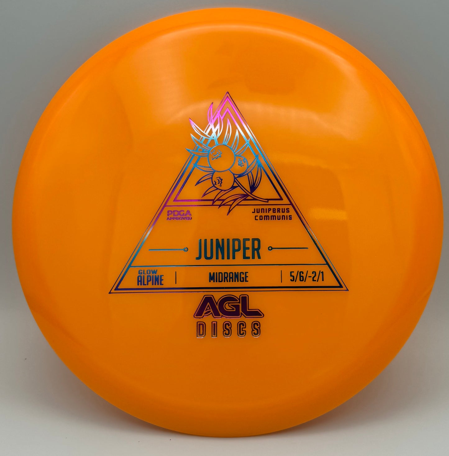 AGL Discs - Orange Alpine Glow Juniper (AGL Stock Stamp)