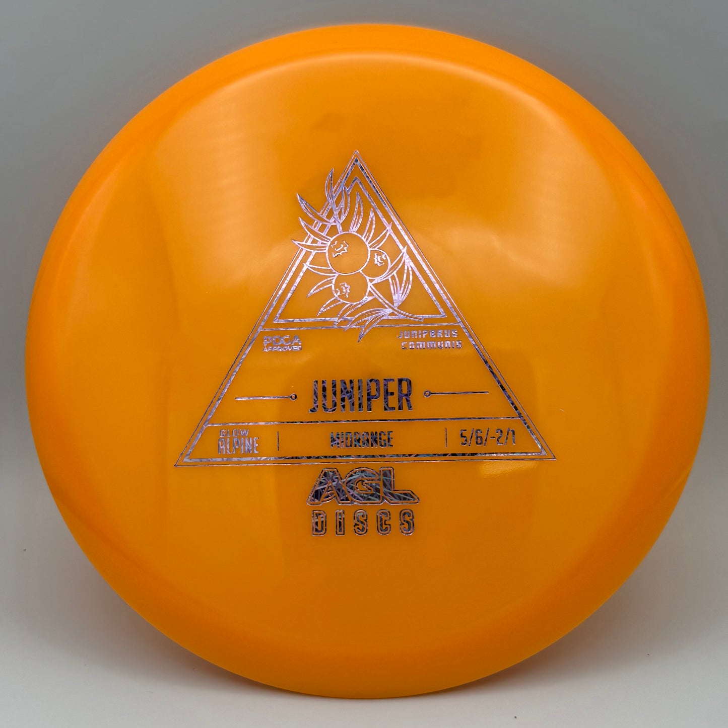 AGL Discs - Orange Alpine Glow Juniper (AGL Stock Stamp)