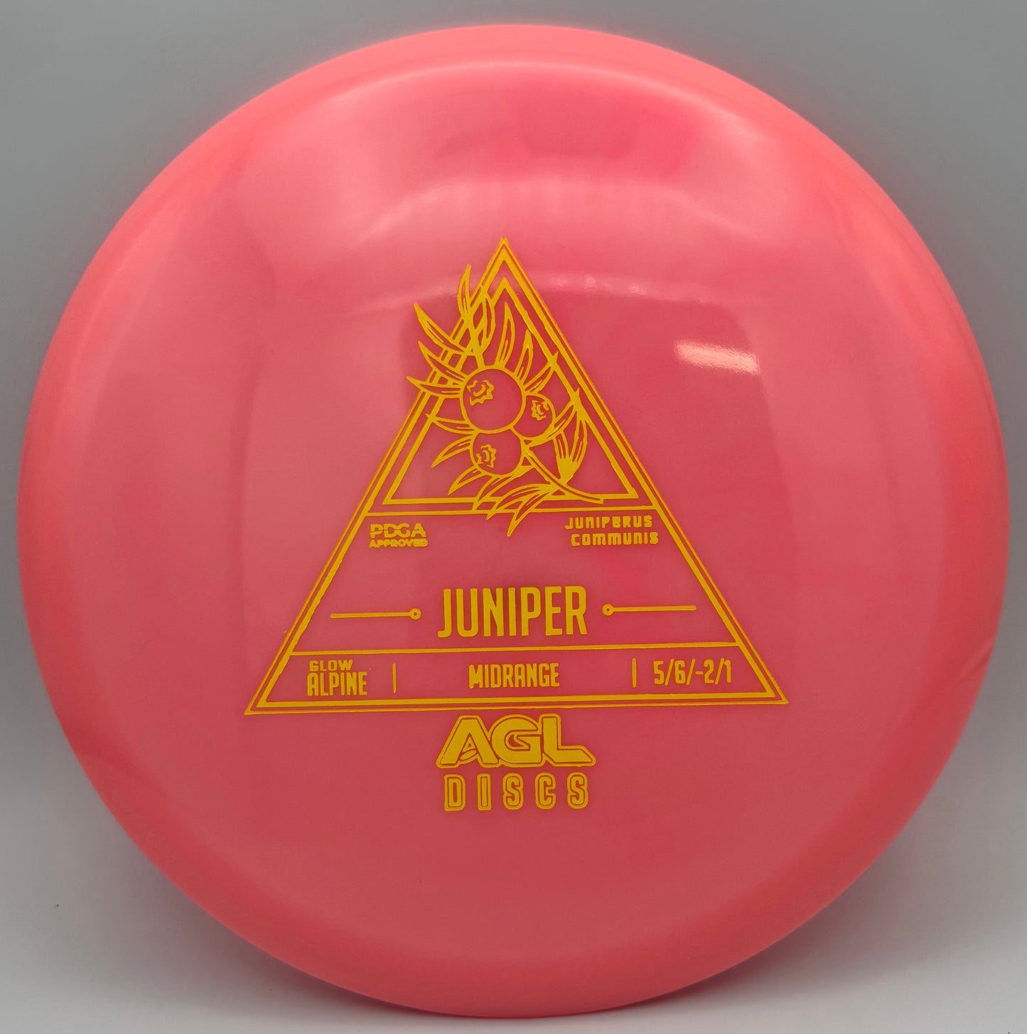 AGL Discs - Pink Alpine Glow Juniper (AGL Stock Stamp)