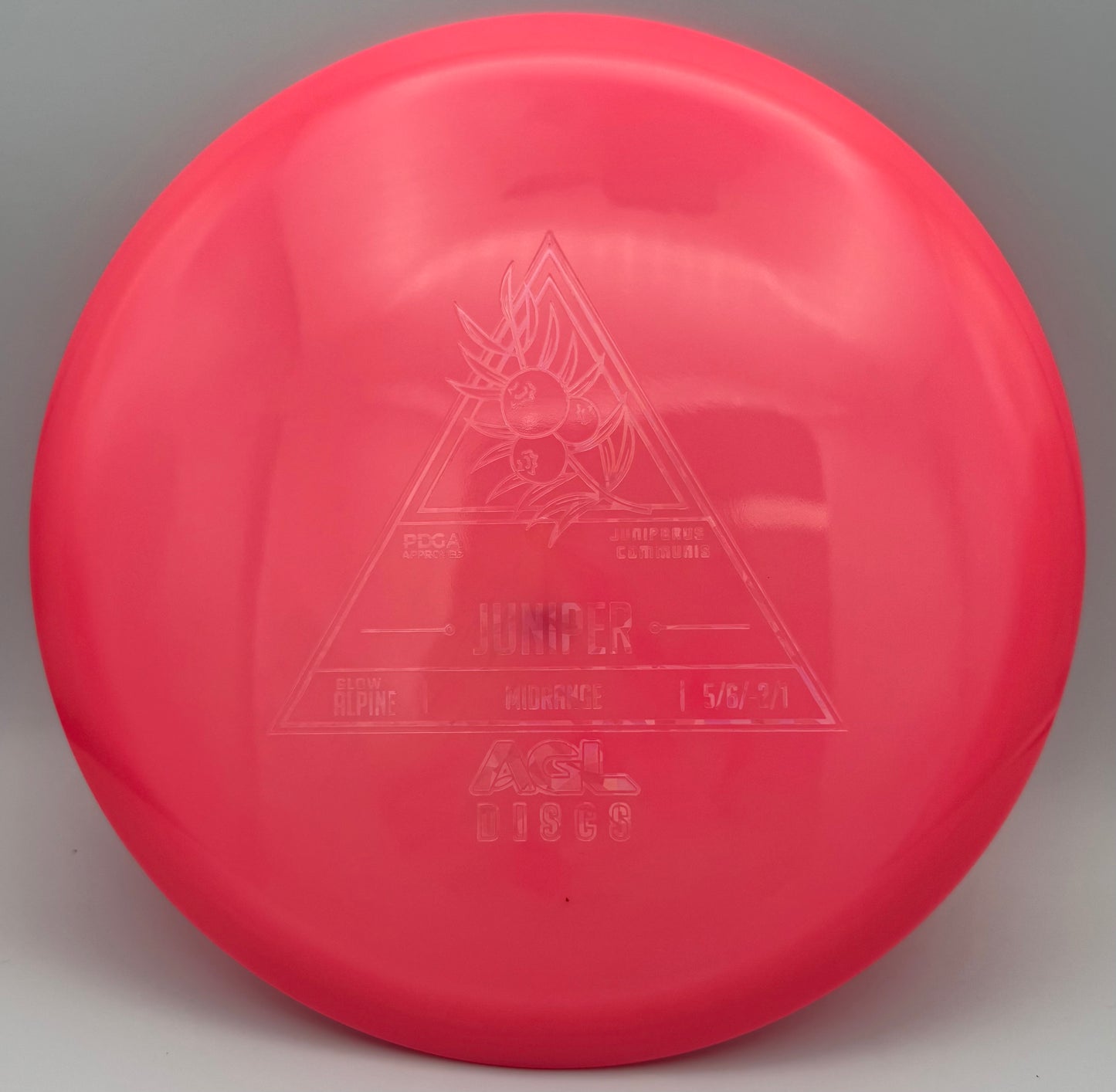 AGL Discs - Pink Alpine Glow Juniper (AGL Stock Stamp)