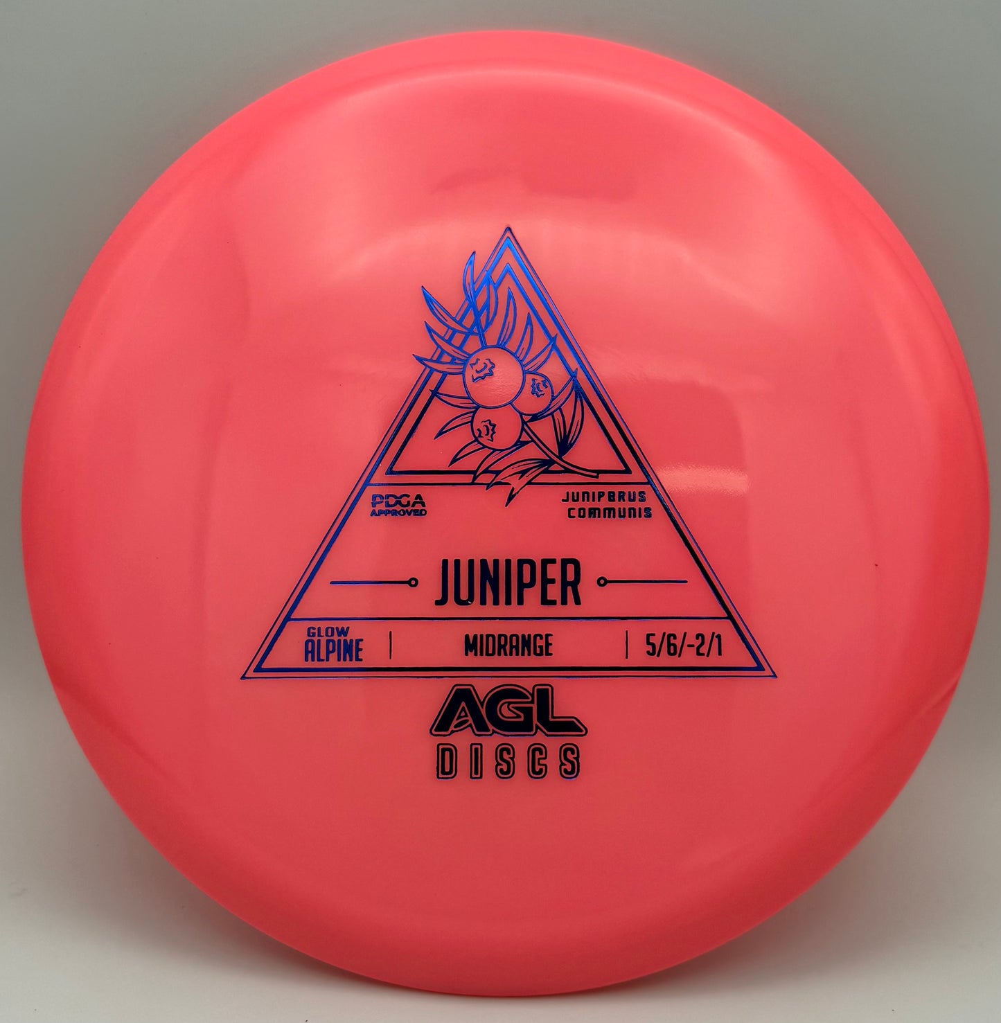 AGL Discs - Pink Alpine Glow Juniper (AGL Stock Stamp)