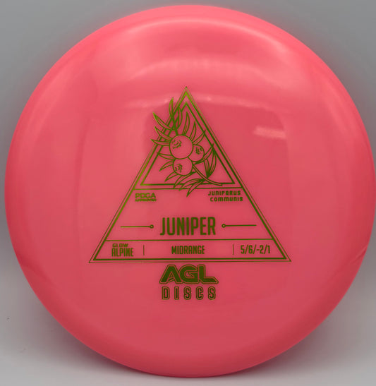 AGL Discs - Pink Alpine Glow Juniper (AGL Stock Stamp)