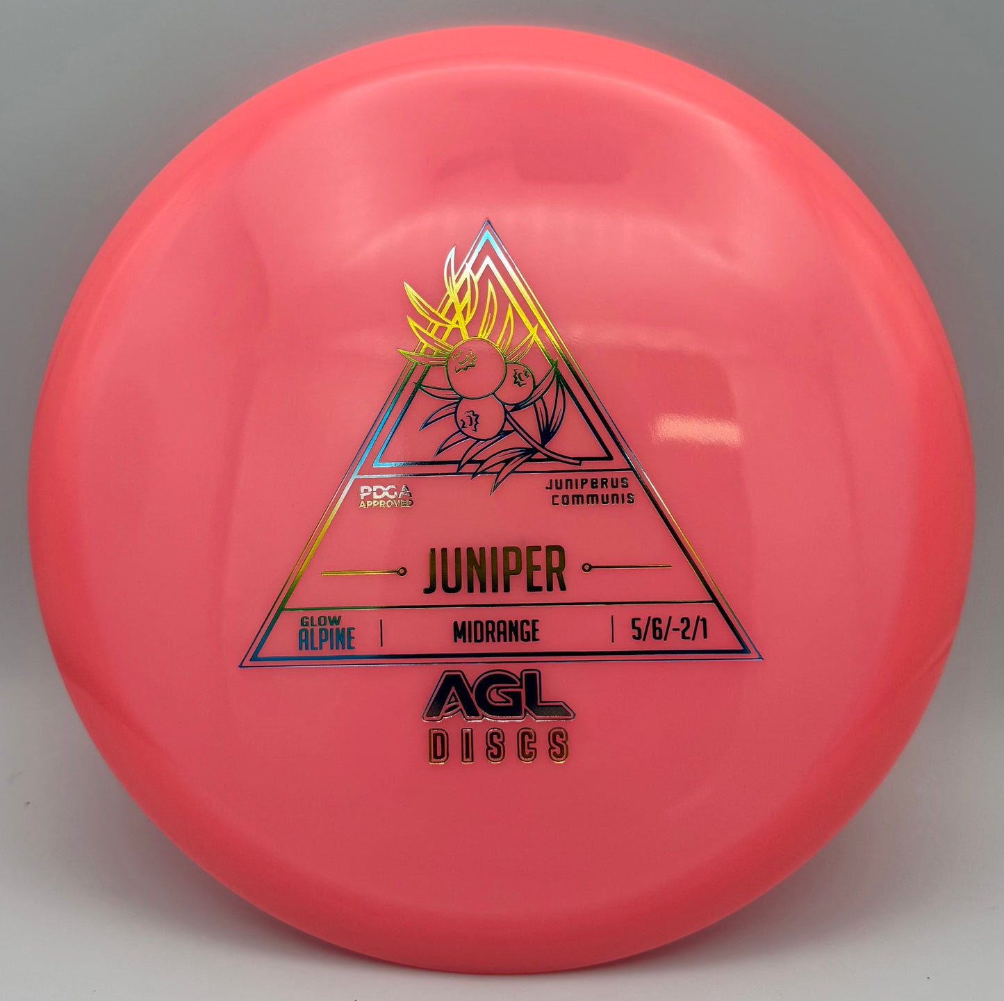 AGL Discs - Pink Alpine Glow Juniper (AGL Stock Stamp)