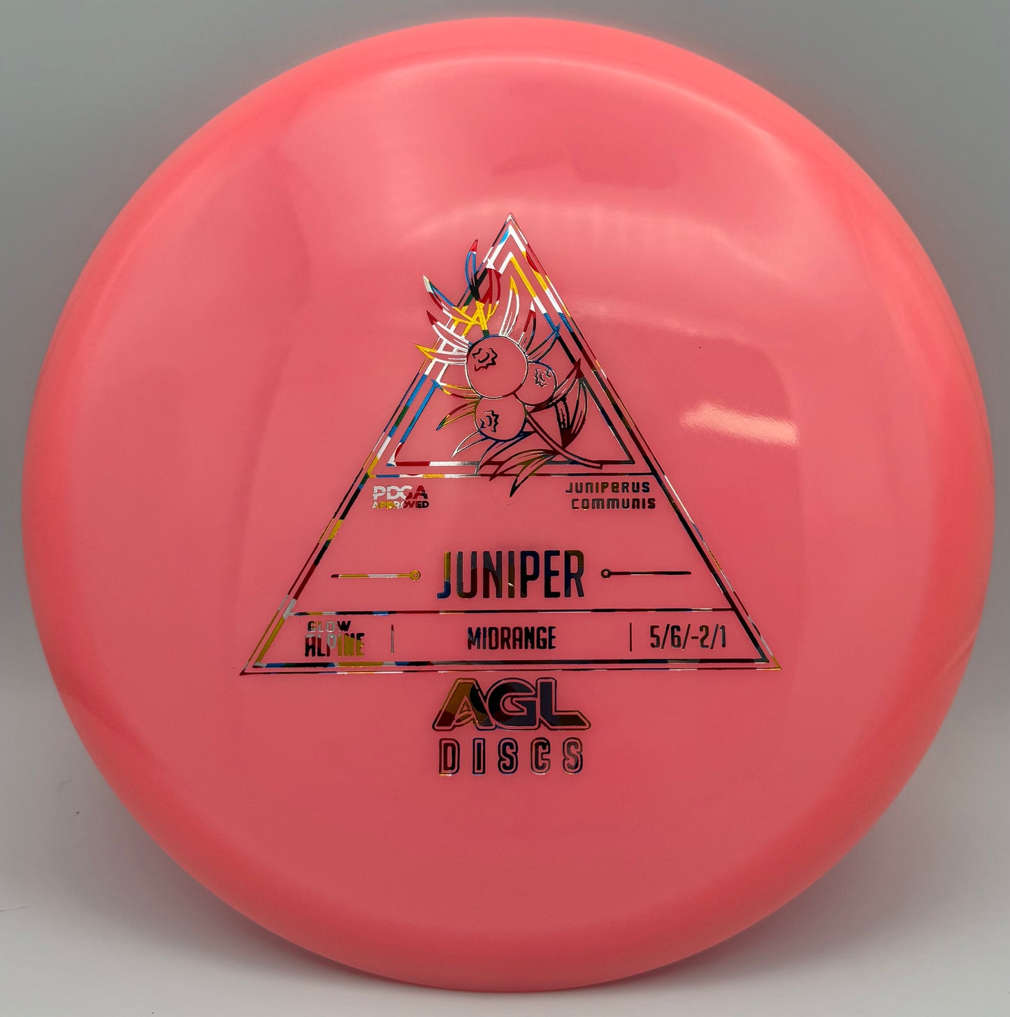 AGL Discs - Pink Alpine Glow Juniper (AGL Stock Stamp)