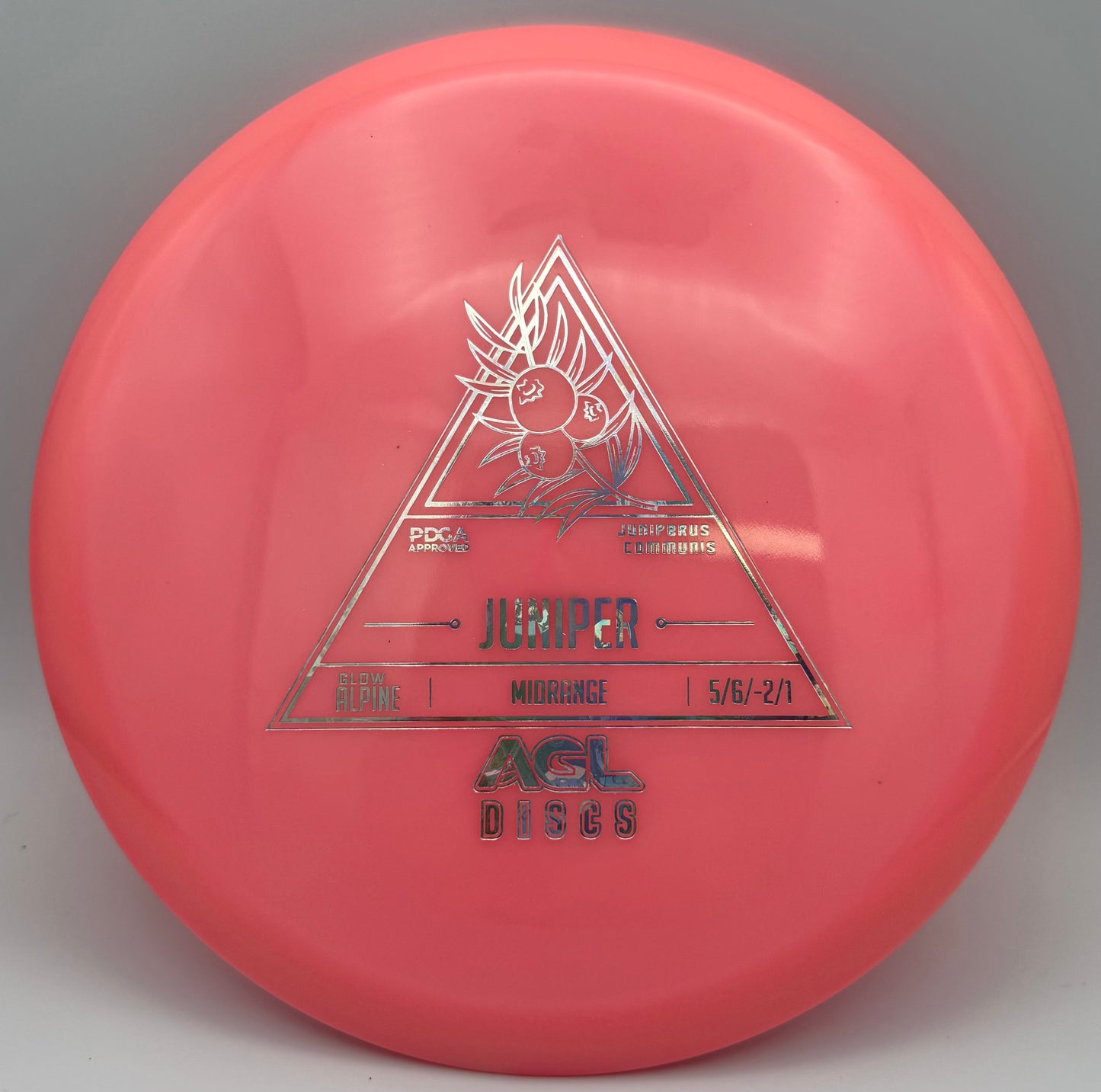 AGL Discs - Pink Alpine Glow Juniper (AGL Stock Stamp)