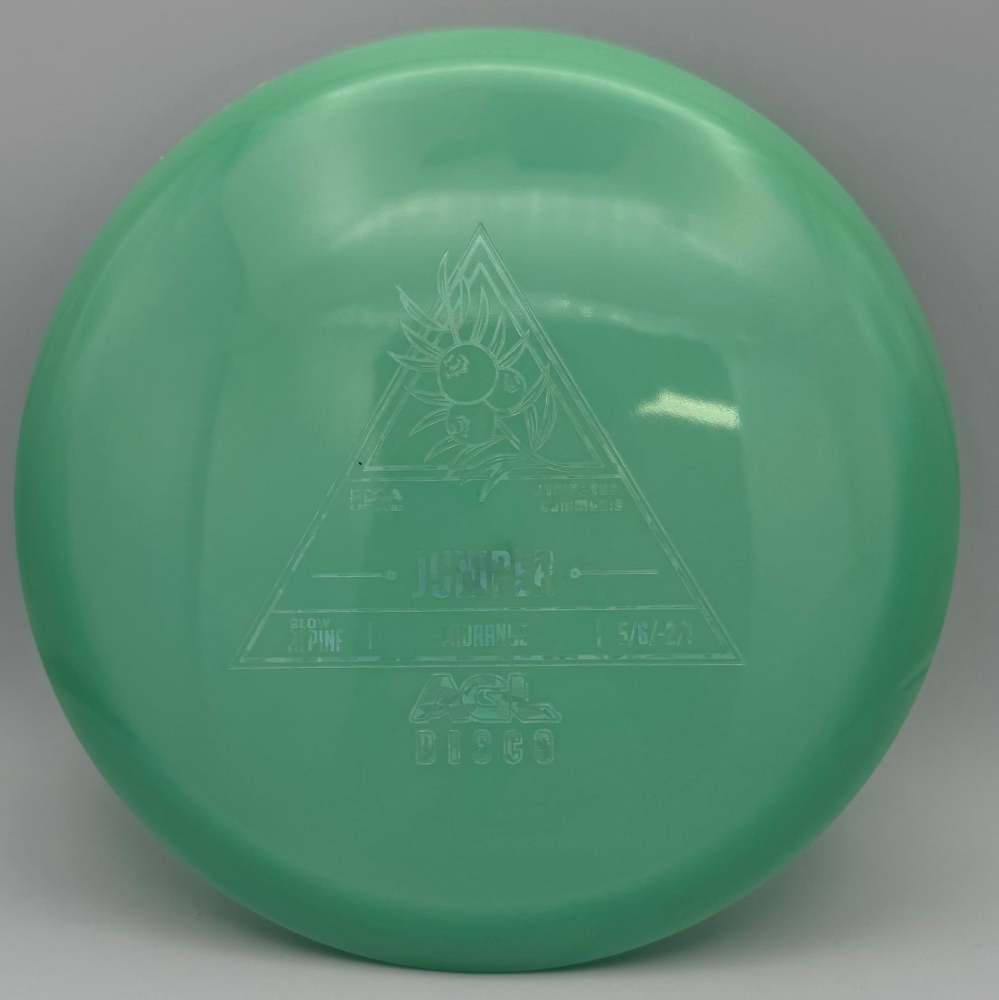 AGL Discs - Teal Alpine Glow Juniper (AGL Stock Stamp)