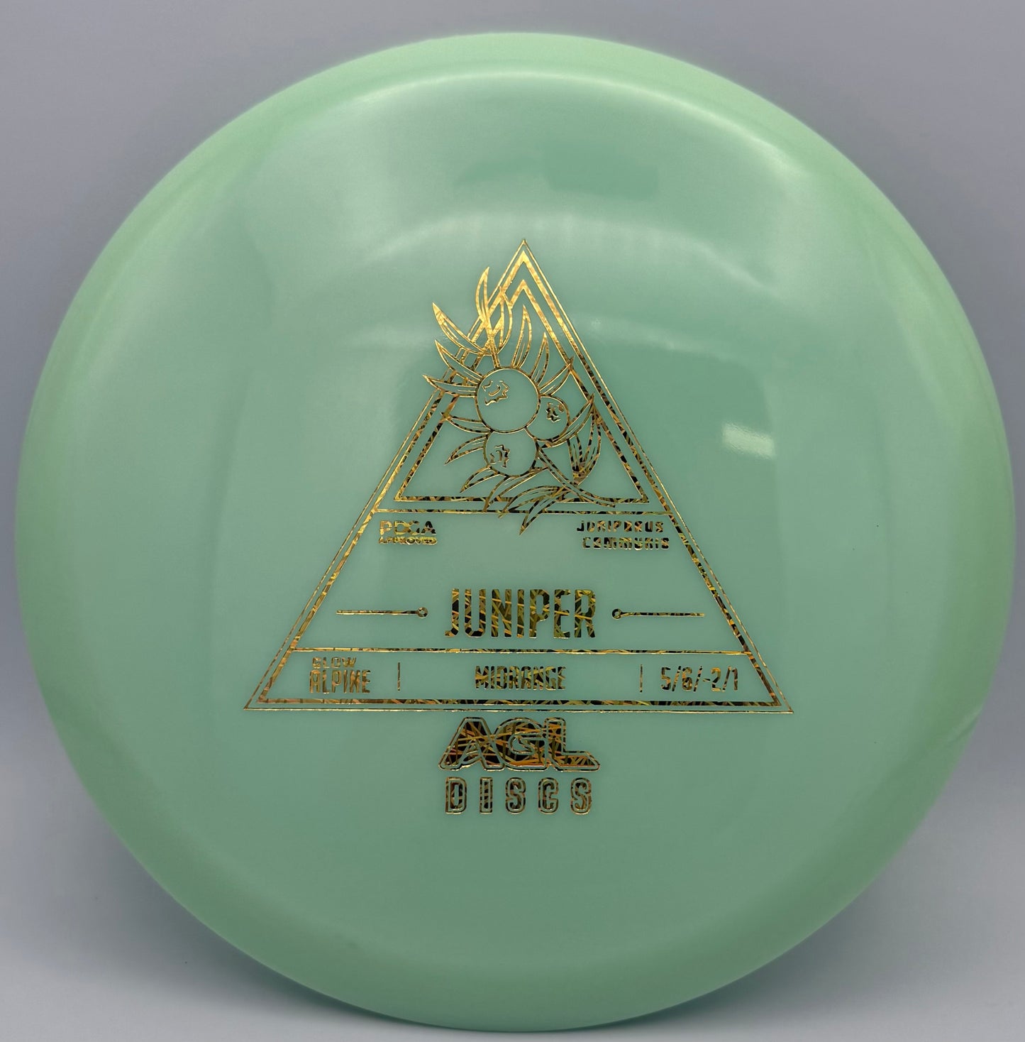 AGL Discs - Teal Alpine Glow Juniper (AGL Stock Stamp)