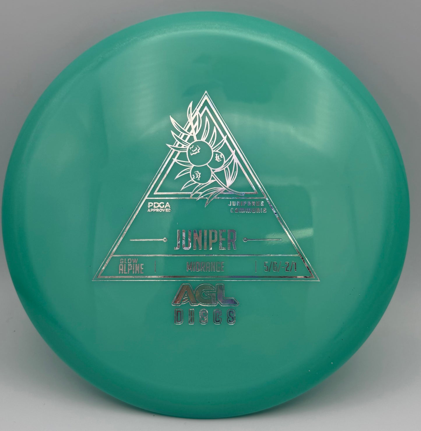 AGL Discs - Teal Alpine Glow Juniper (AGL Stock Stamp)