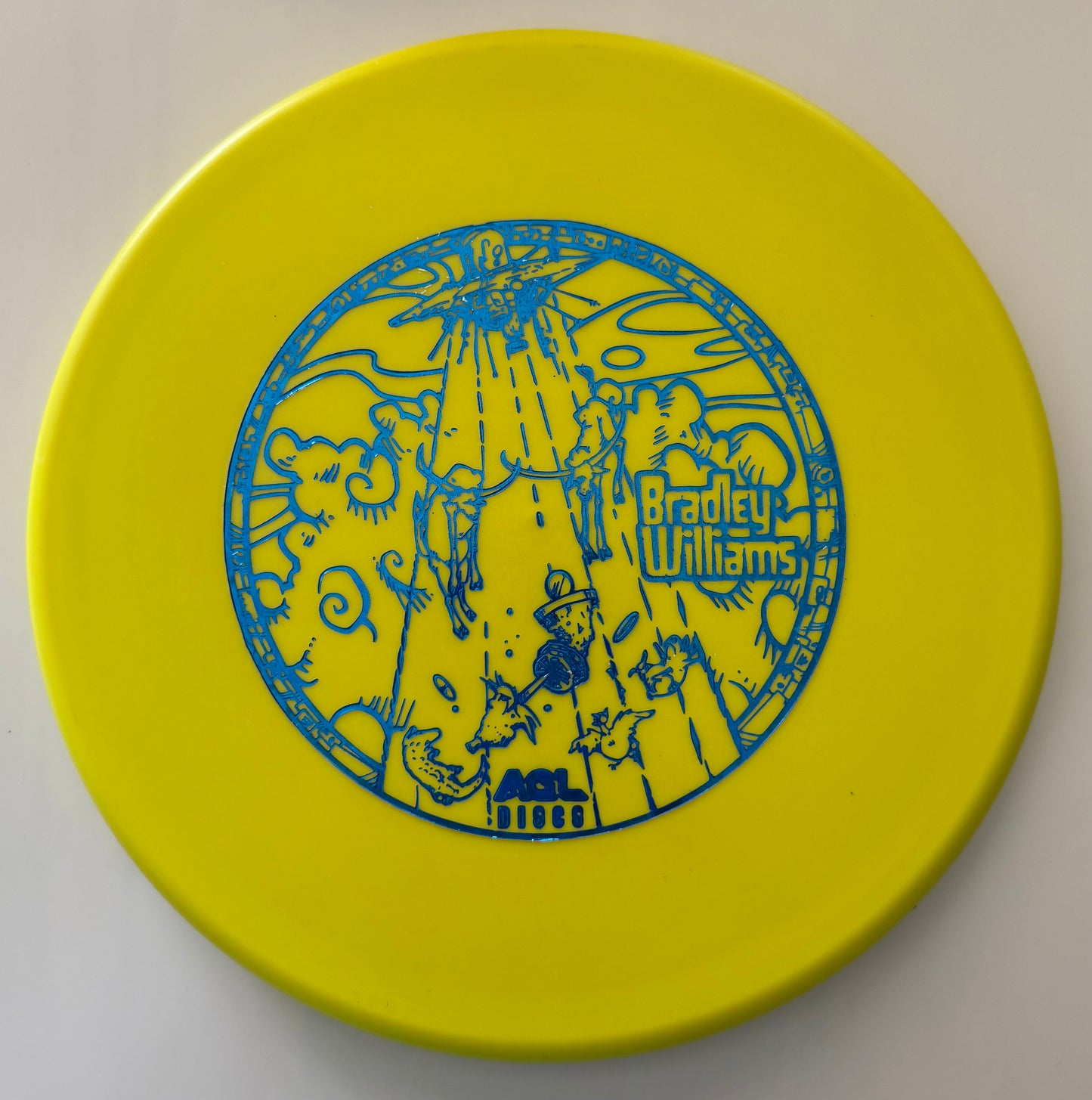 AGL Discs - Yellow Woodland Maple (Bradley Williams Stamp)