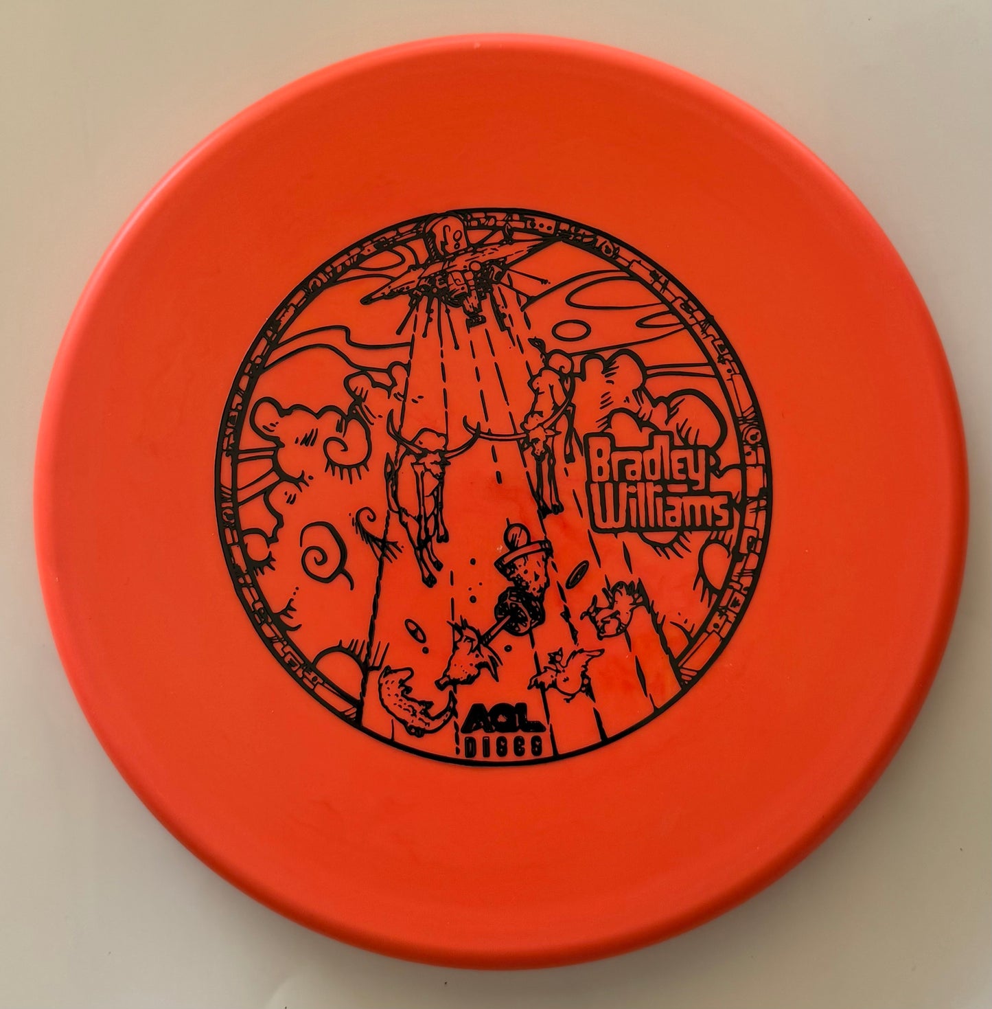 AGL Discs - Orange Woodland Maple (Bradley Williams Stamp)