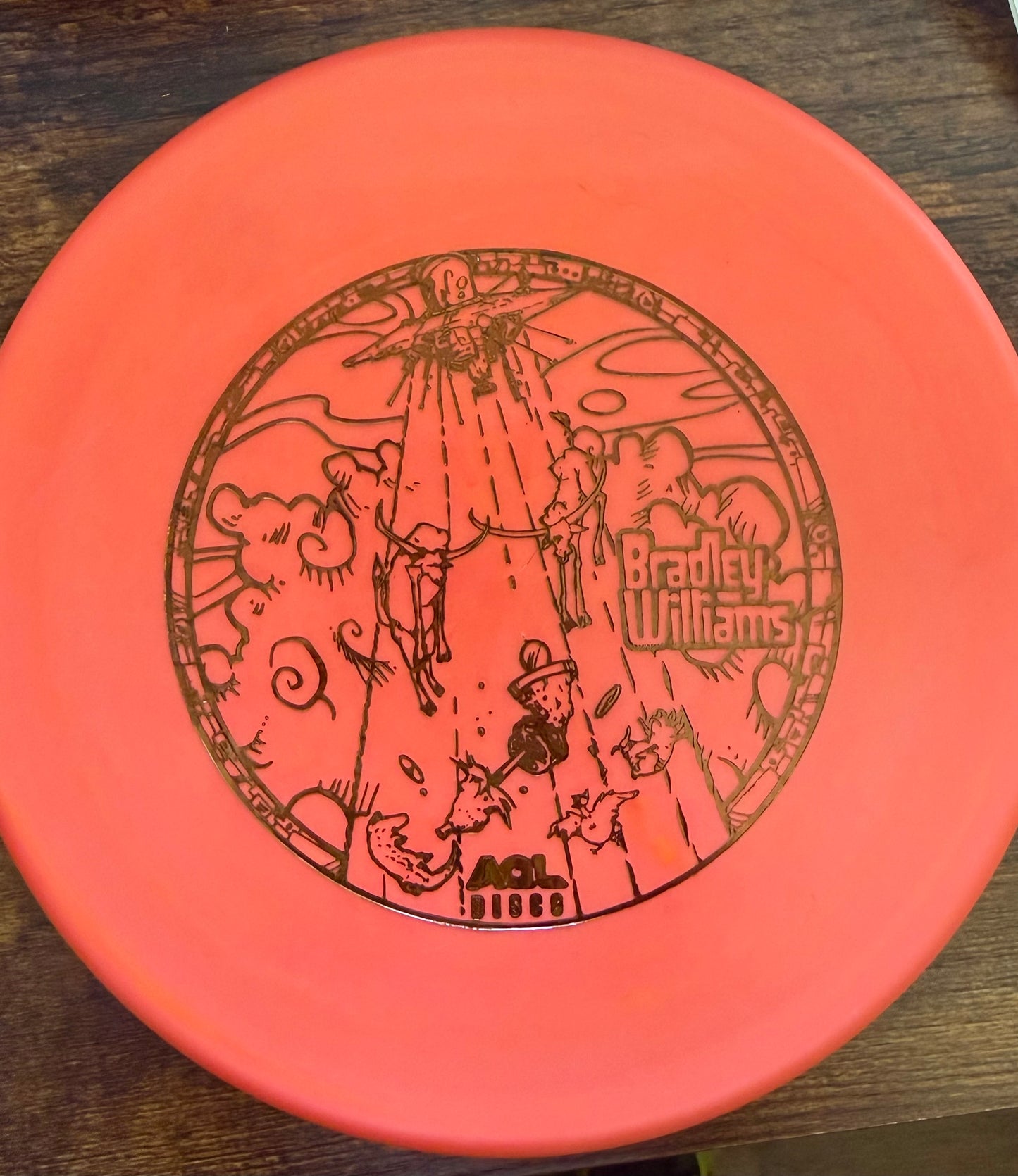 AGL Discs - Orange Woodland Maple (Bradley Williams Stamp)