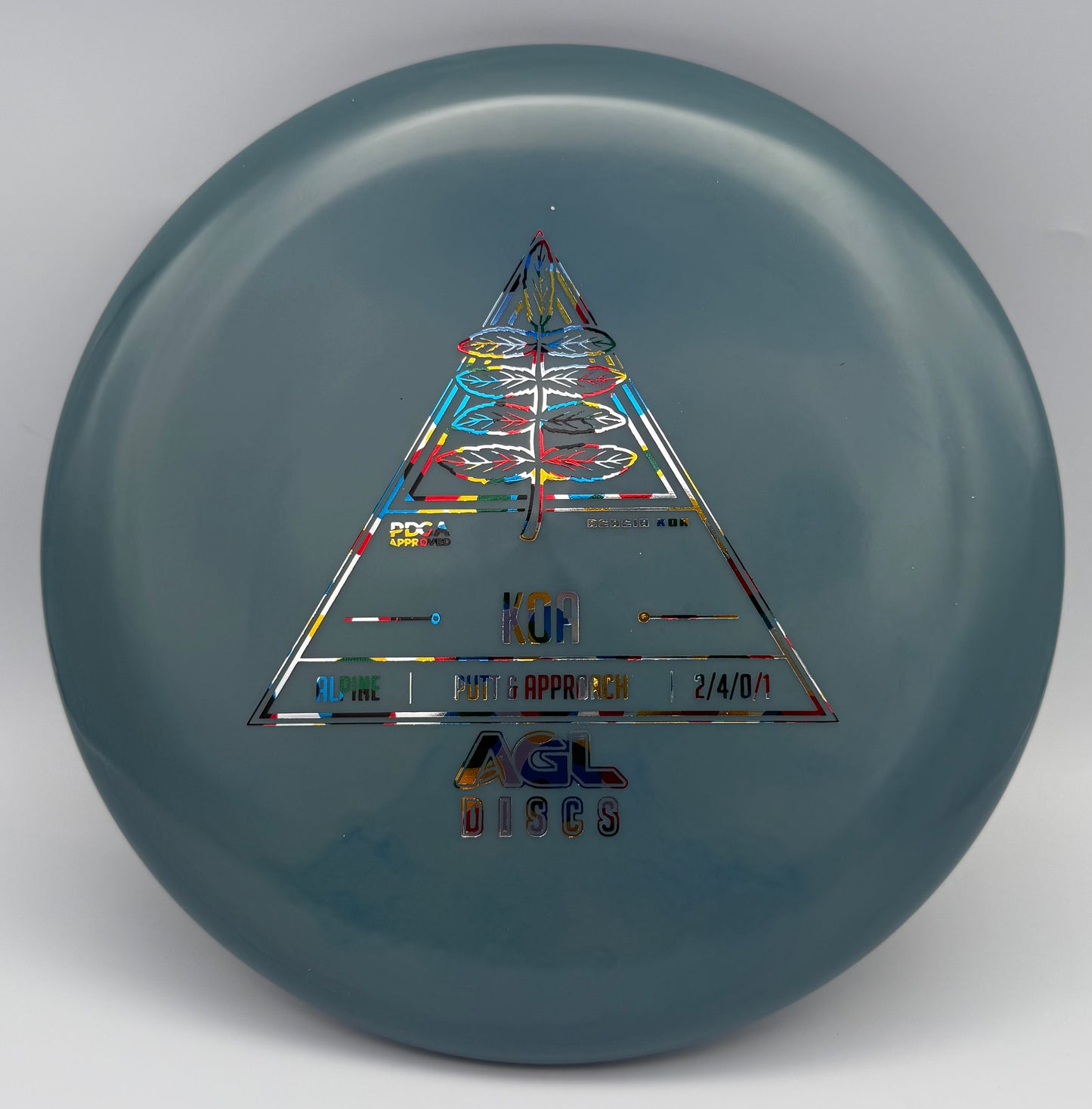 AGL Discs - Blue Alpine Koa (AGL Stock Stamp)