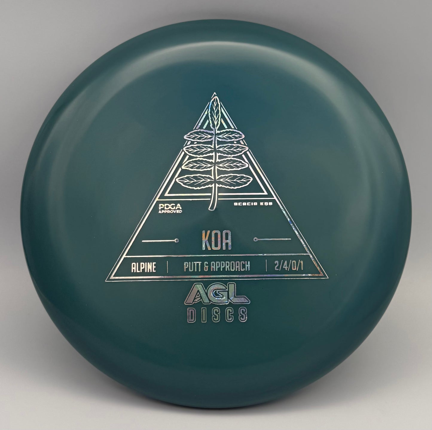 AGL Discs - Blue Alpine Koa (AGL Stock Stamp)