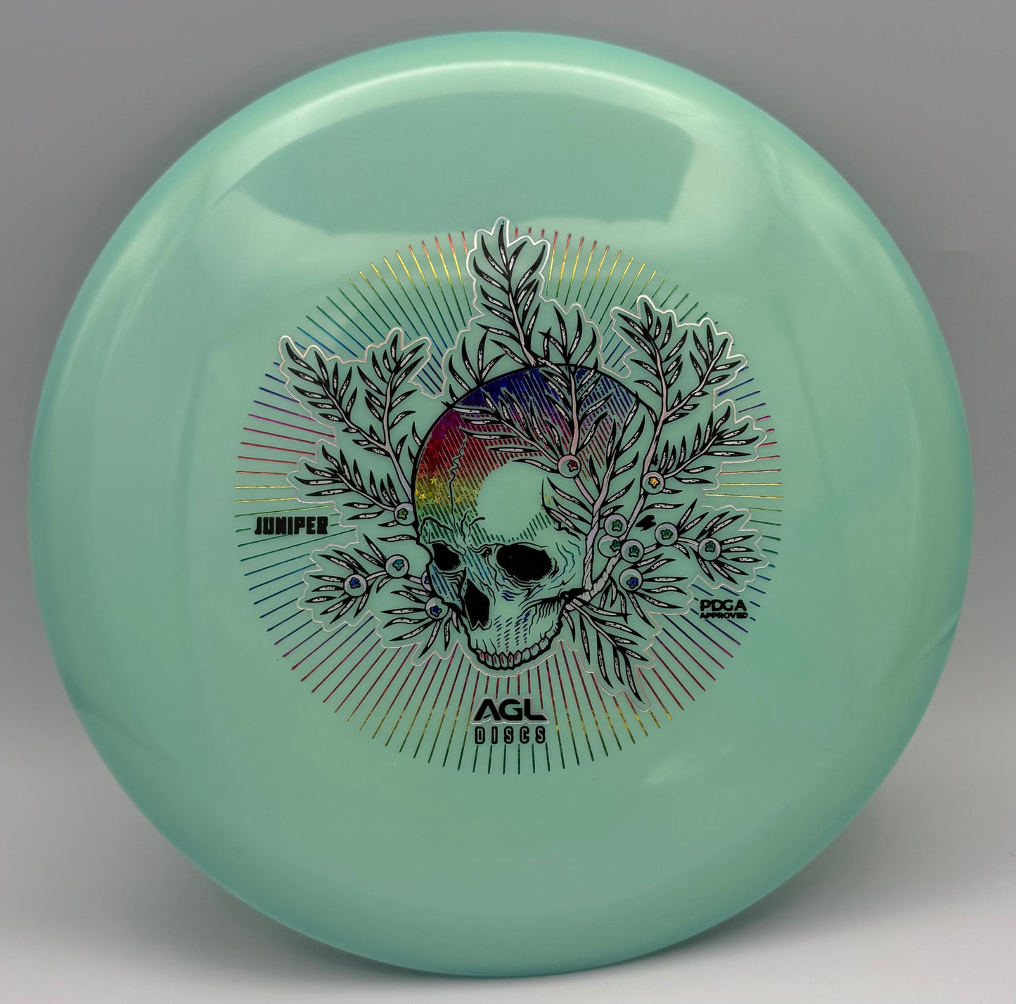 AGL Discs - Teal Alpine Glow Juniper (Justin Lago Triple Register Stamp)