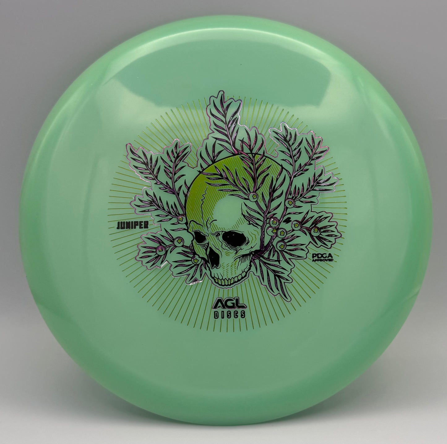 AGL Discs - Teal Alpine Glow Juniper (Justin Lago Triple Register Stamp)