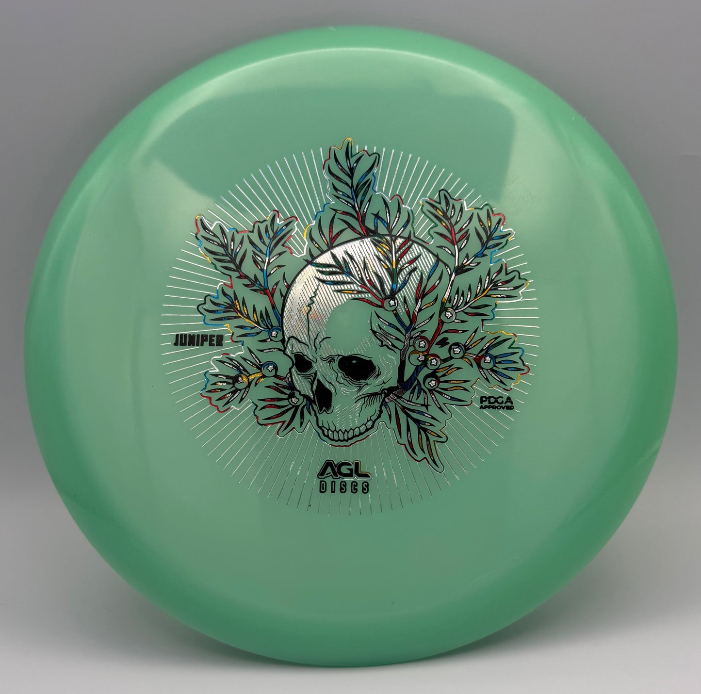 AGL Discs - Teal Alpine Glow Juniper (Justin Lago Triple Register Stamp)