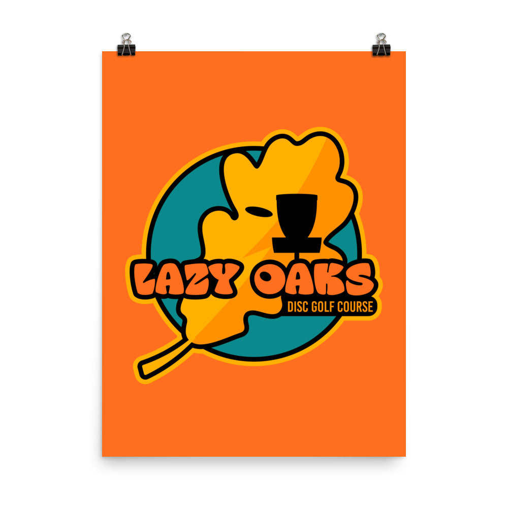AGL Discs - Lazy Oaks Disc Golf Course Poster