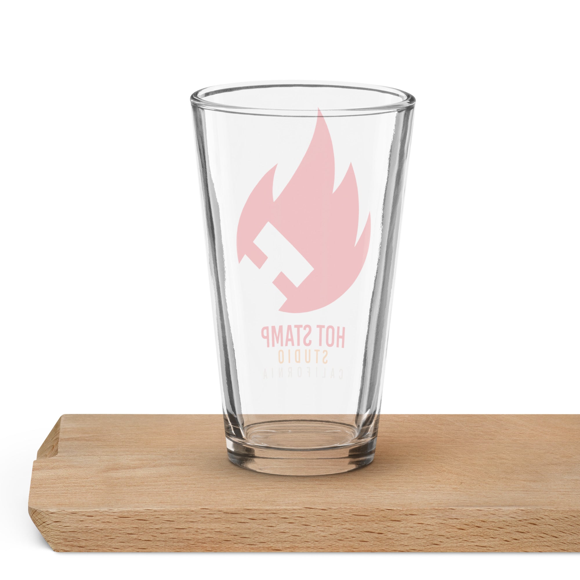 HSS - Hot Stamp Studio Logo Shaker Pint Glass