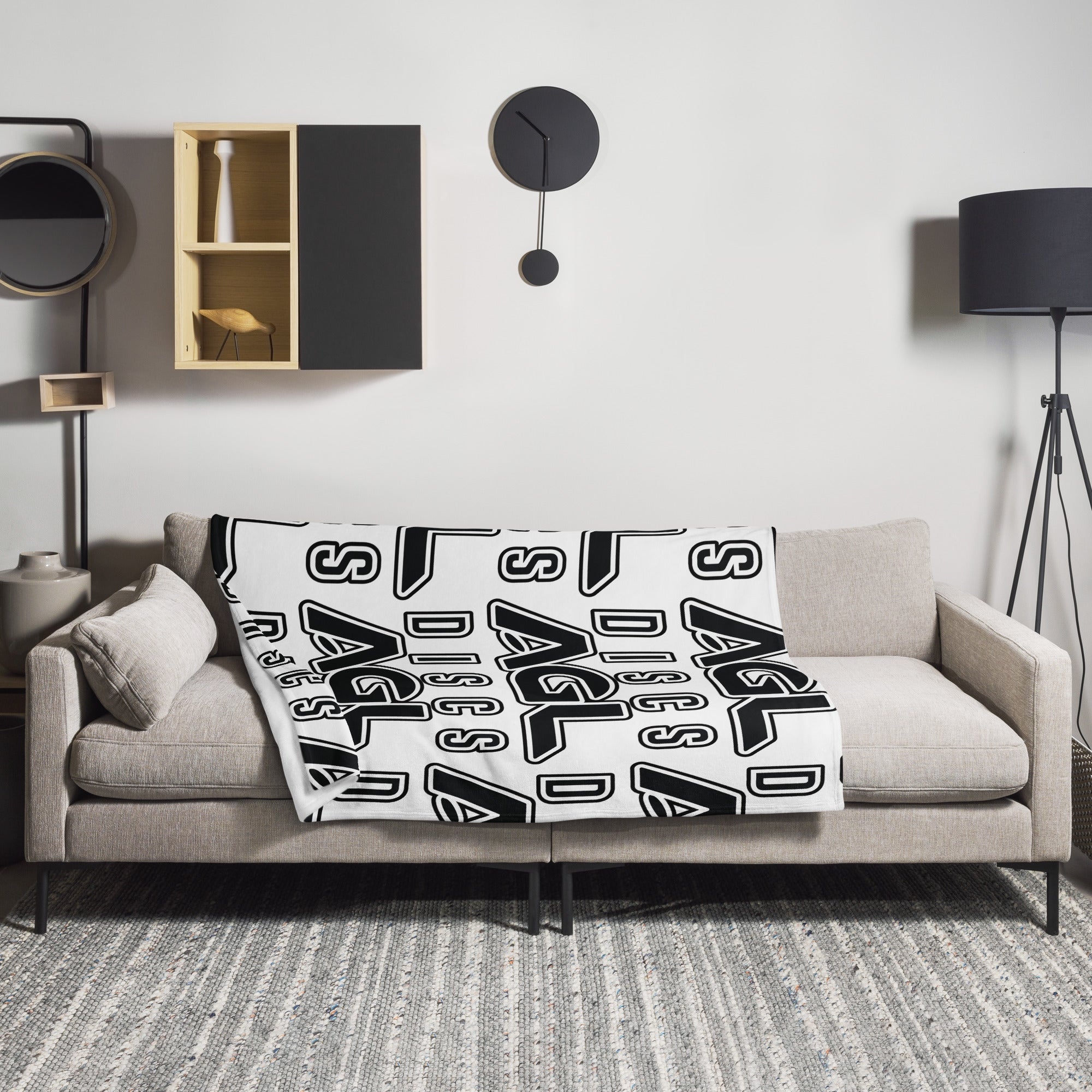 AGL No Bar Logo Throw Blanket