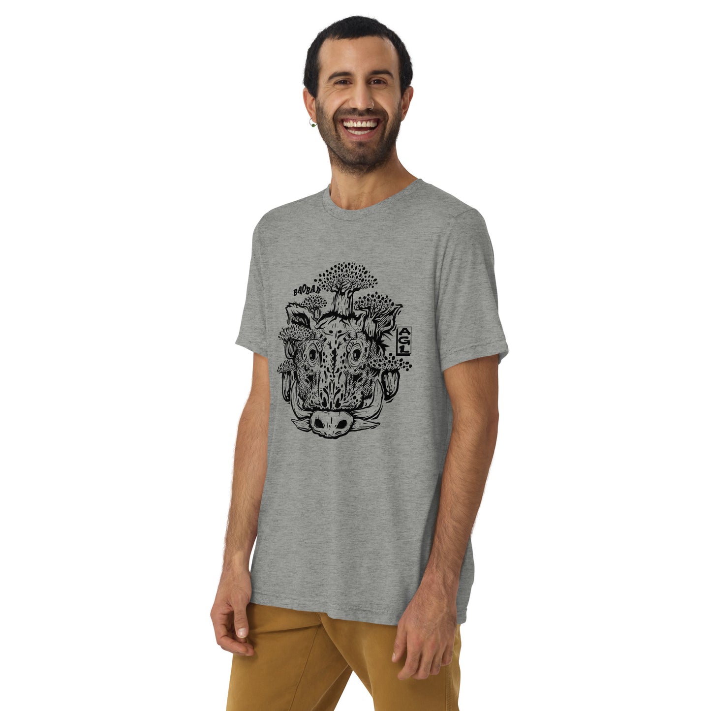 AGL Discs - Baobab Warthog Stamp Short sleeve t-shirt