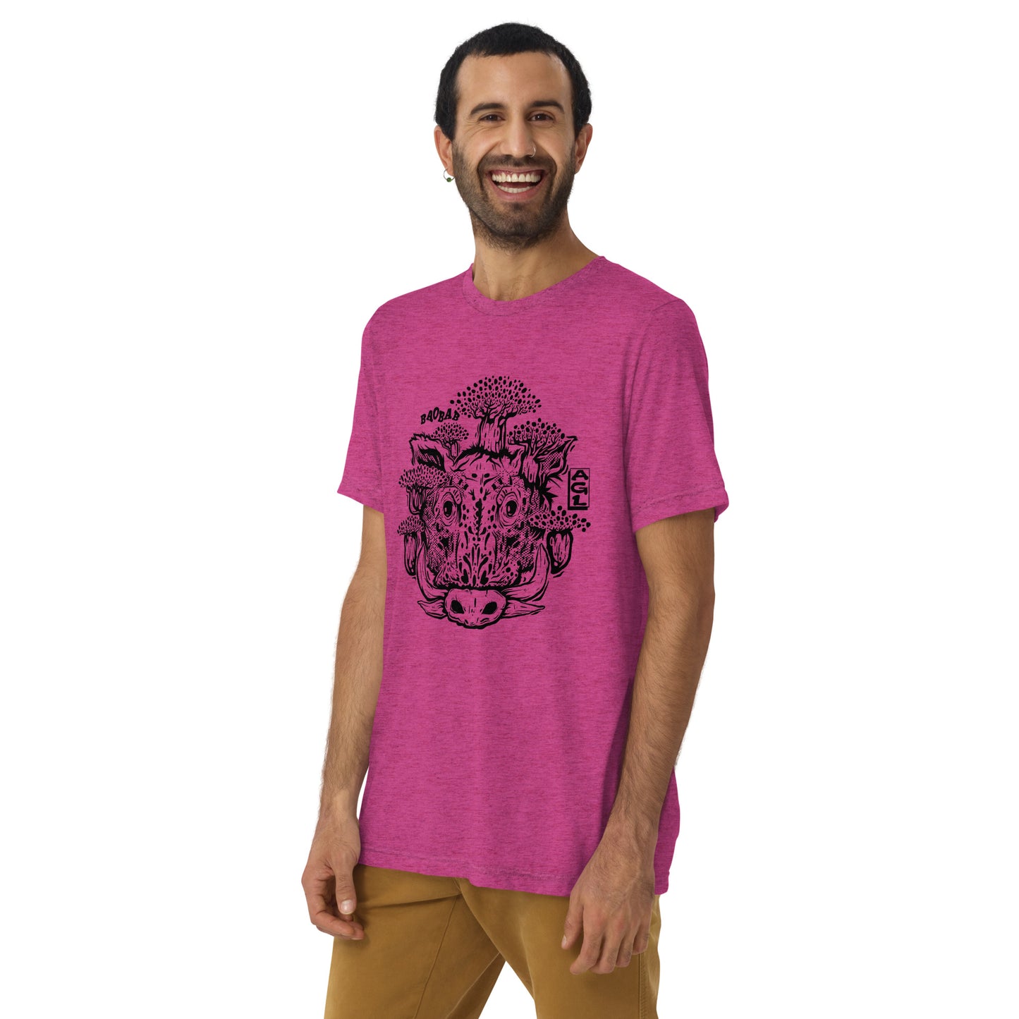 AGL Discs - Baobab Warthog Stamp Short sleeve t-shirt