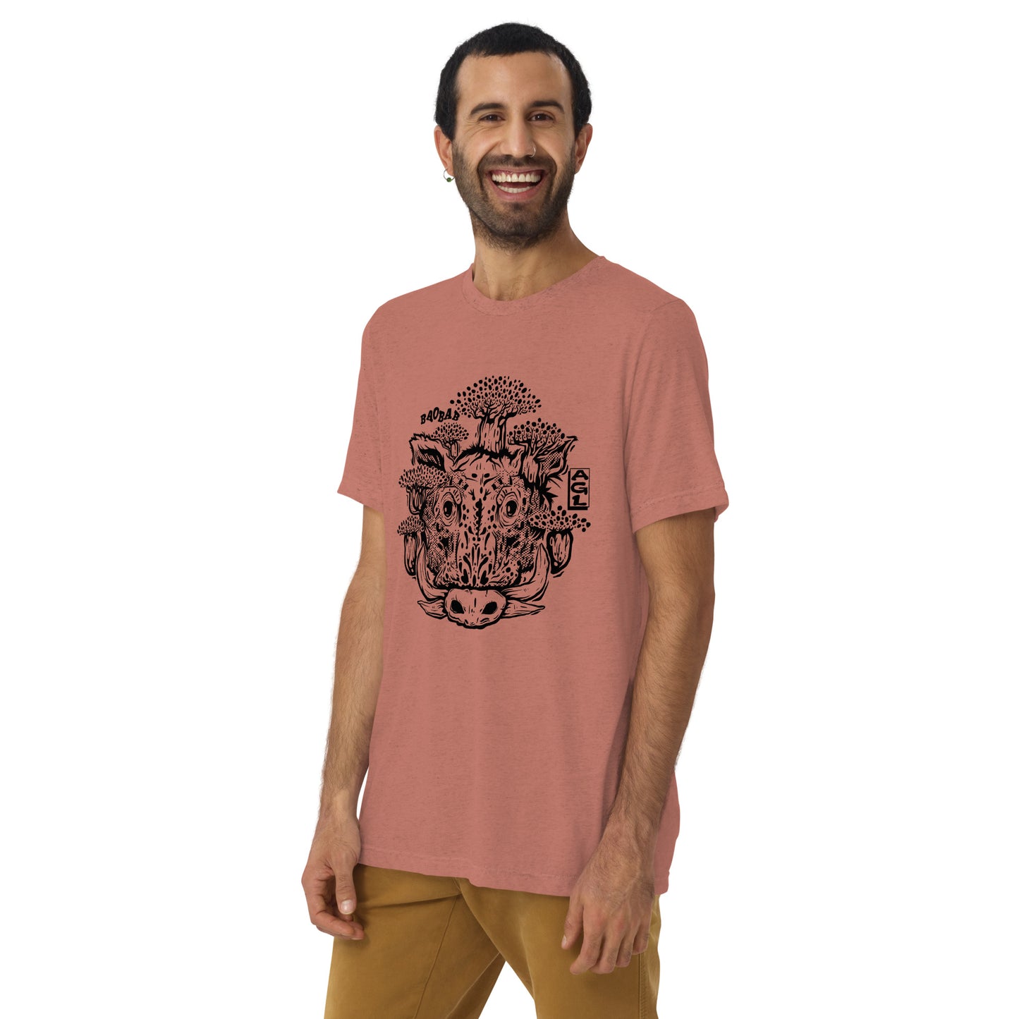 AGL Discs - Baobab Warthog Stamp Short sleeve t-shirt