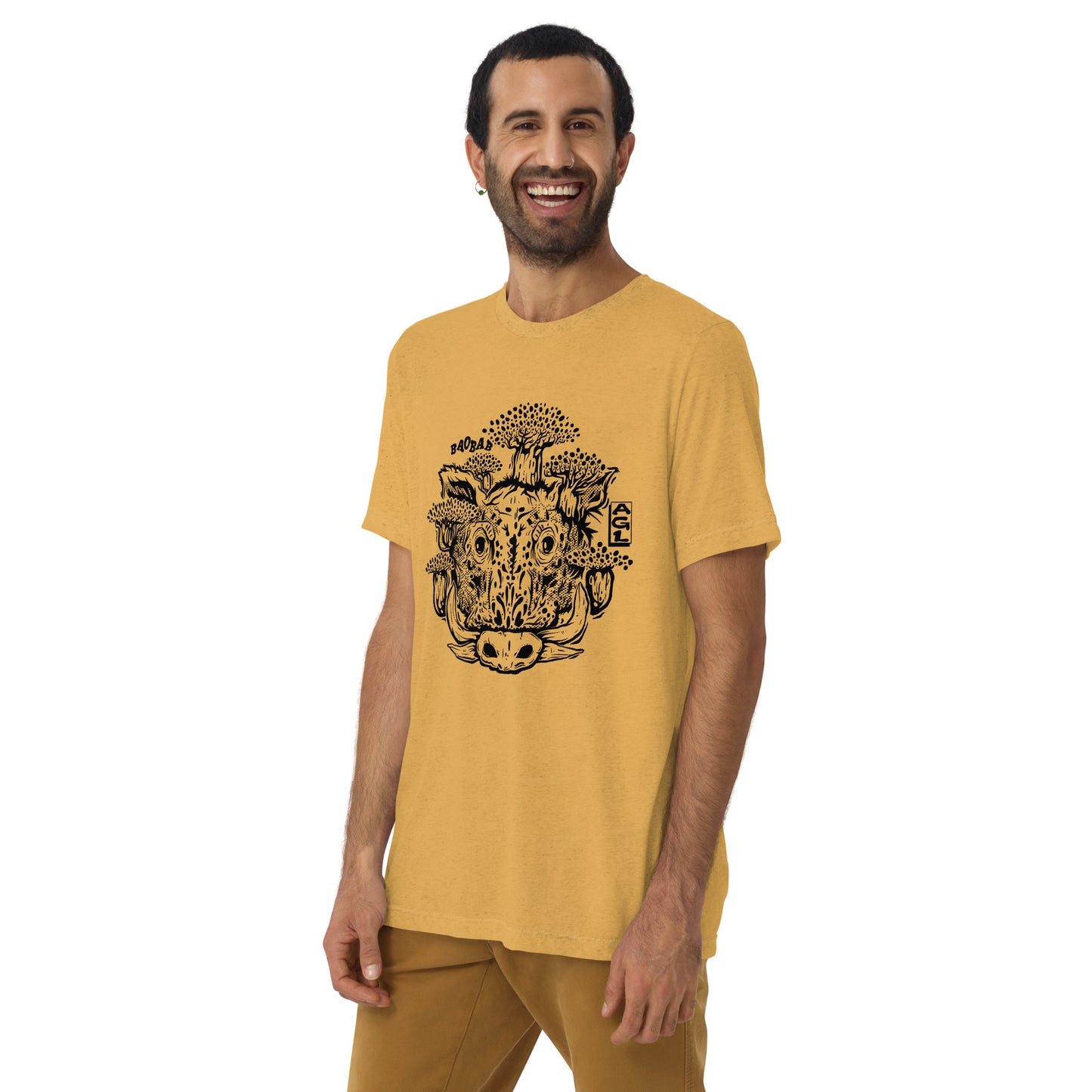 AGL Discs - Baobab Warthog Stamp Short sleeve t-shirt