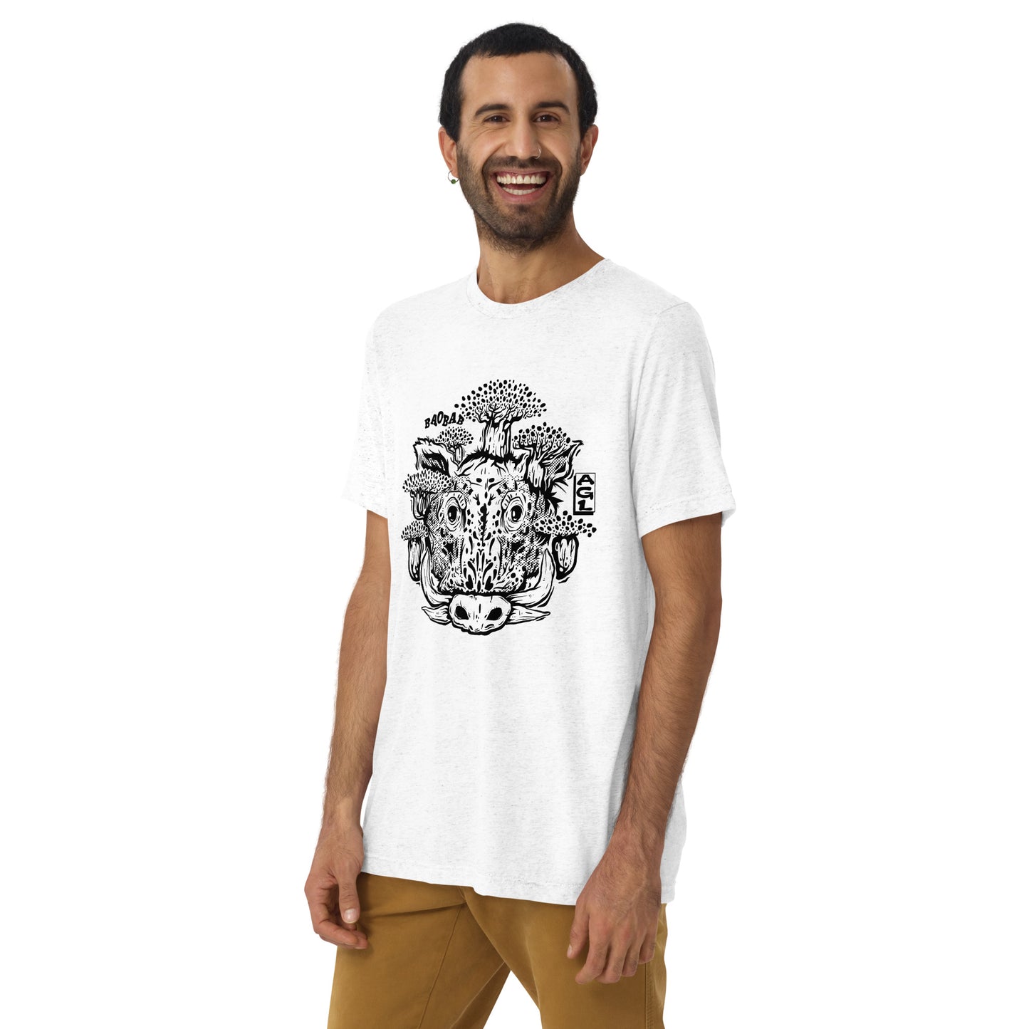 AGL Discs - Baobab Warthog Stamp Short sleeve t-shirt