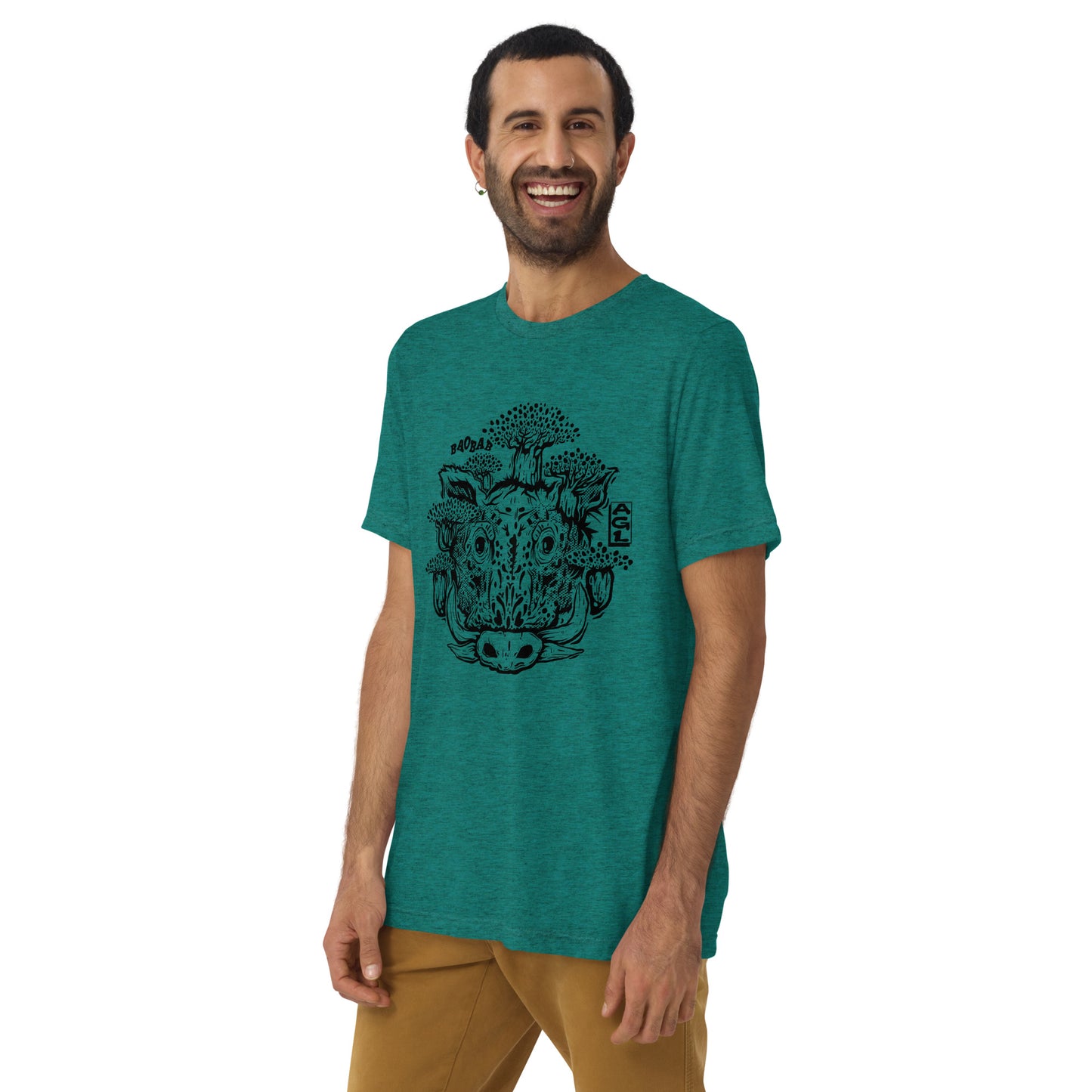 AGL Discs - Baobab Warthog Stamp Short sleeve t-shirt