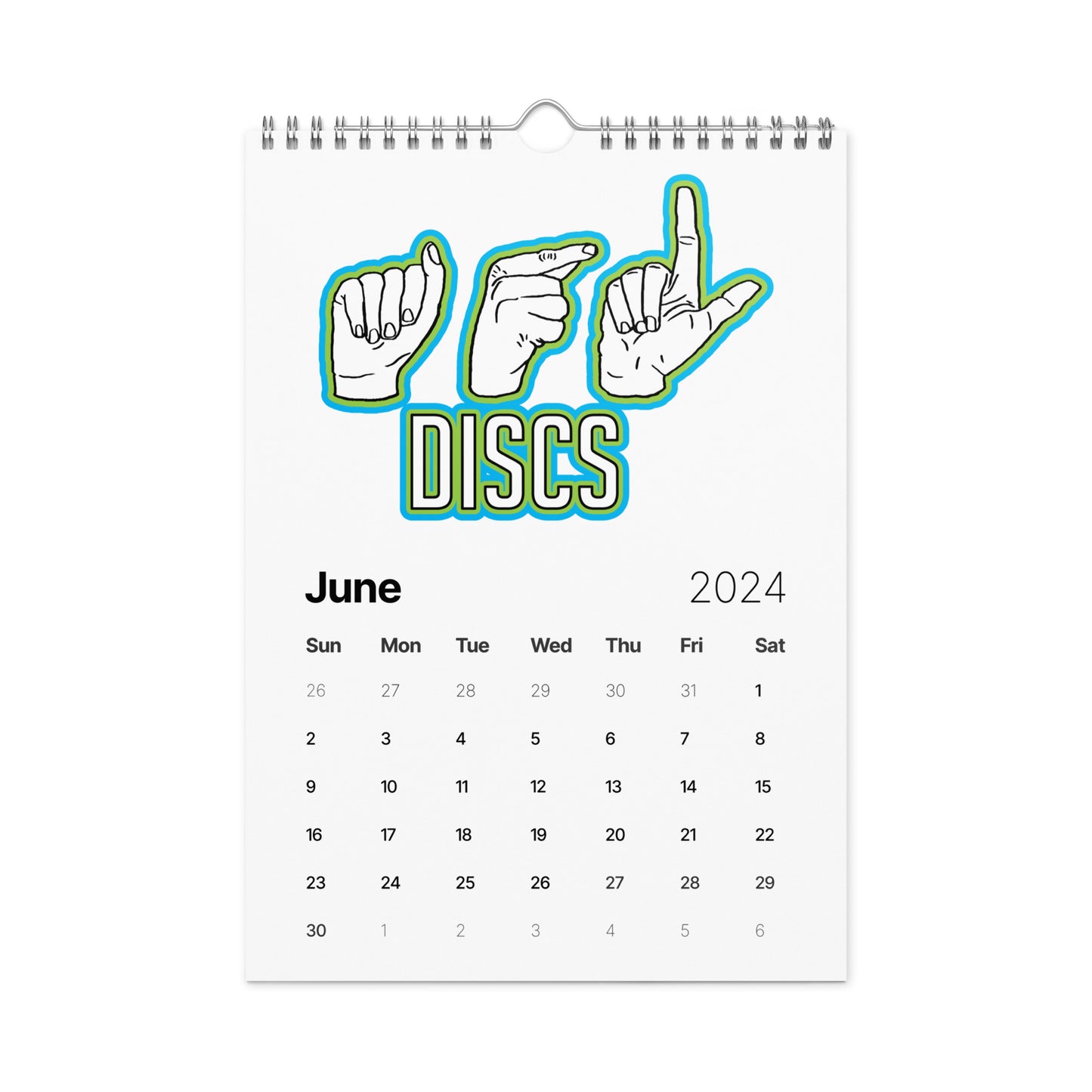 AGL Discs - Wall calendar (2024)