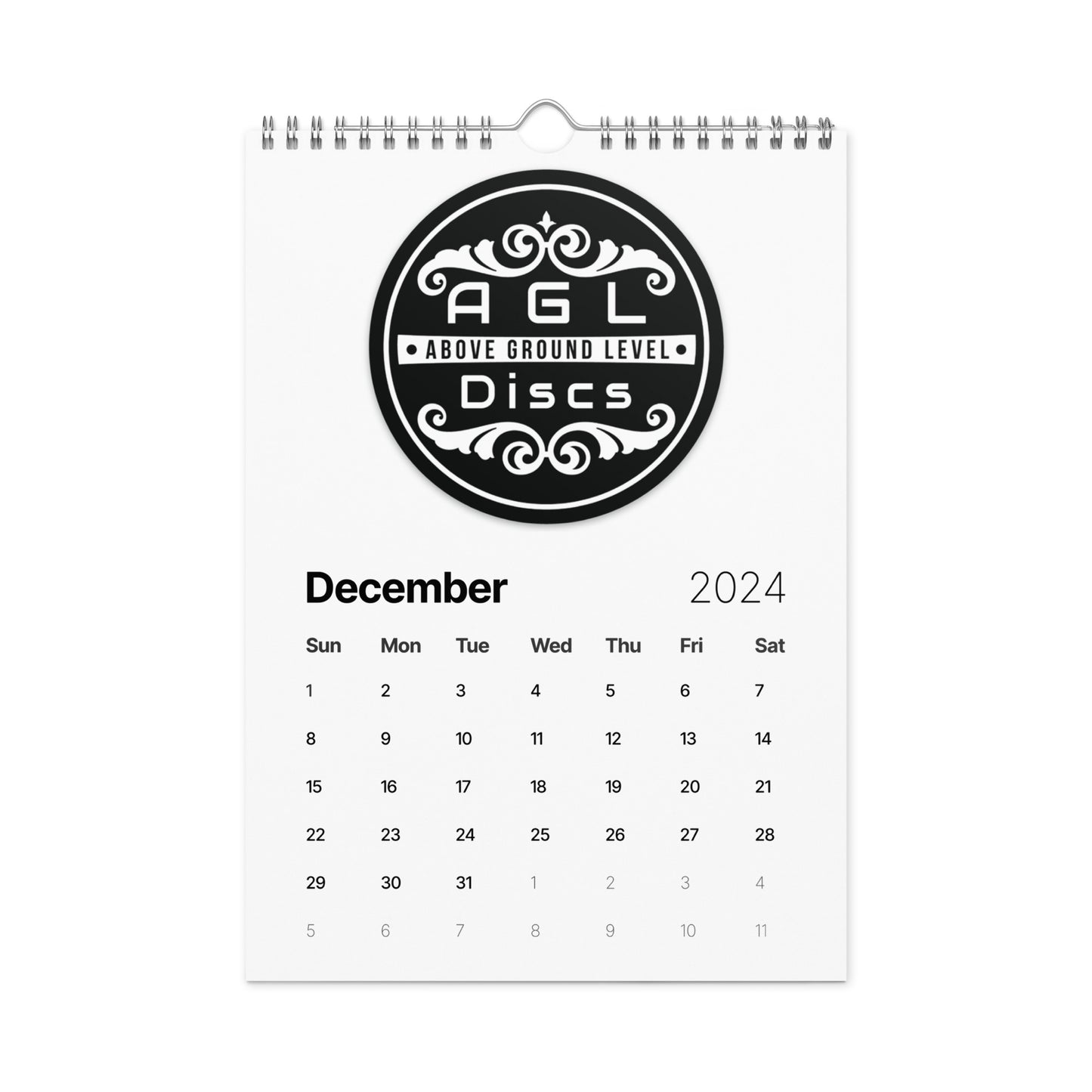 AGL Discs - Wall calendar (2024)